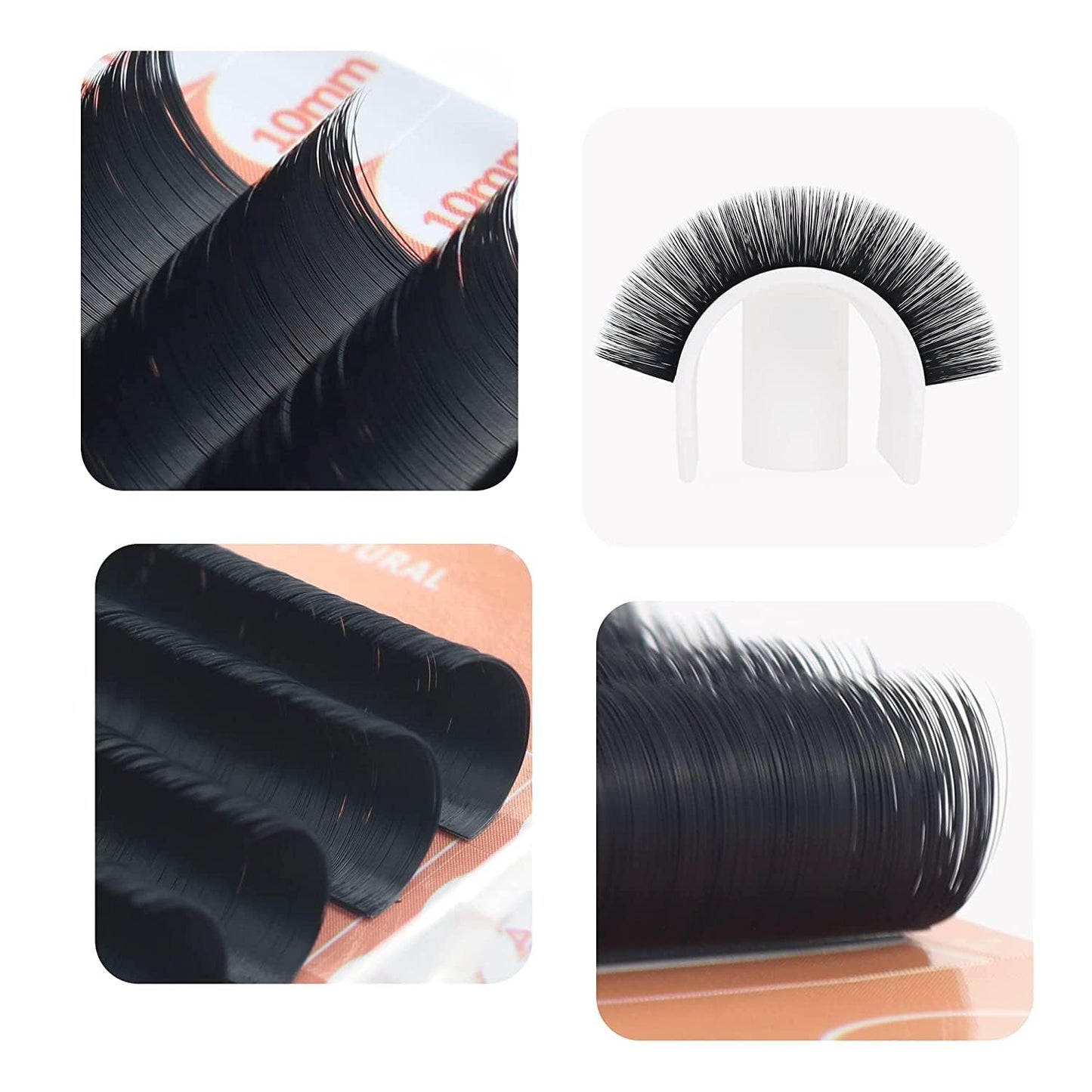 ANNAFRIS Easy Fan Eyelash Extension Automatic 1S Flowering Individual False Lashes Natural Soft Matte Black Volume Lash Extensions supplies