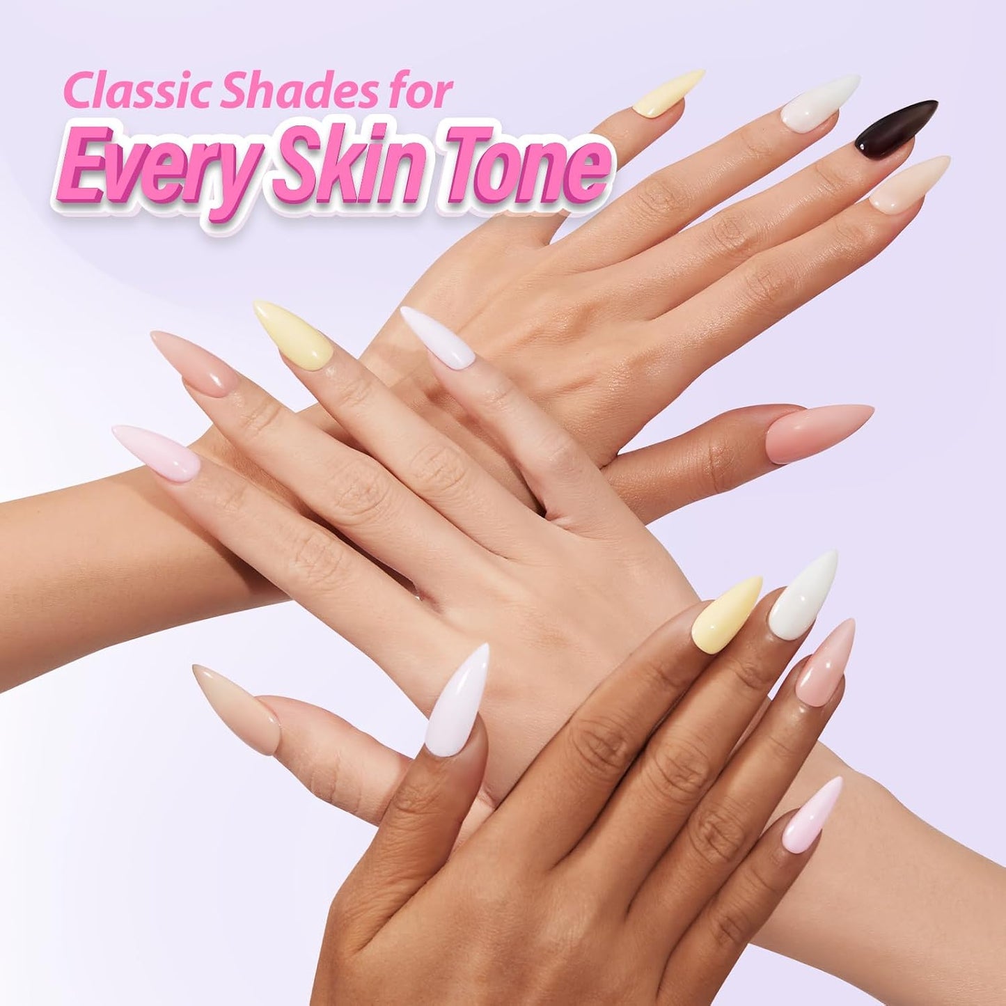 Lilac Purple Gel Nail Polish - Hema-Free 15ML High Gloss Soak Off UV Nail Art | Perfect for DIY Home Manicure