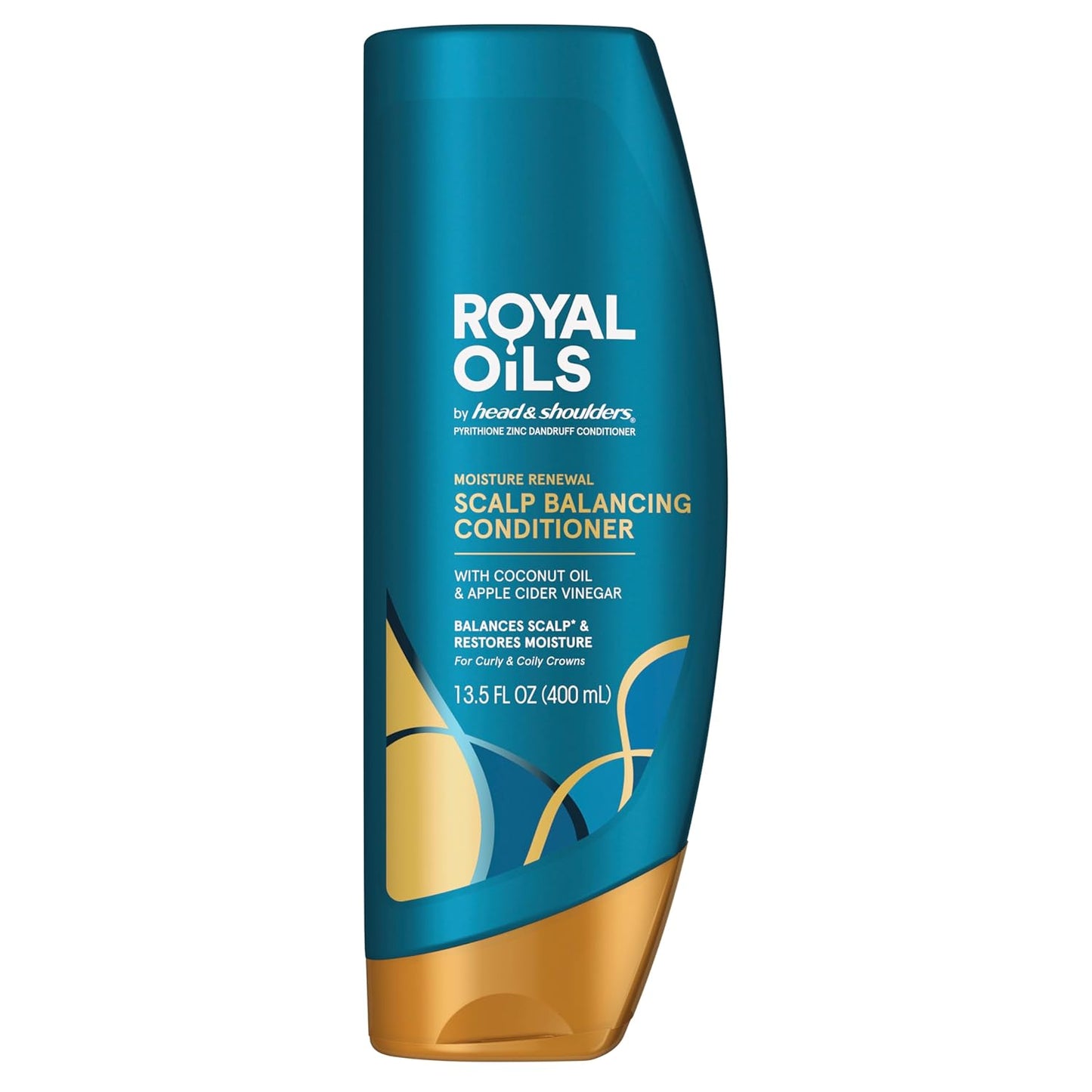 Head & Shoulders Anti-Dandruff Shampoo - Moisturizing Formula for Curly & Coily Hair | 12.8 fl oz