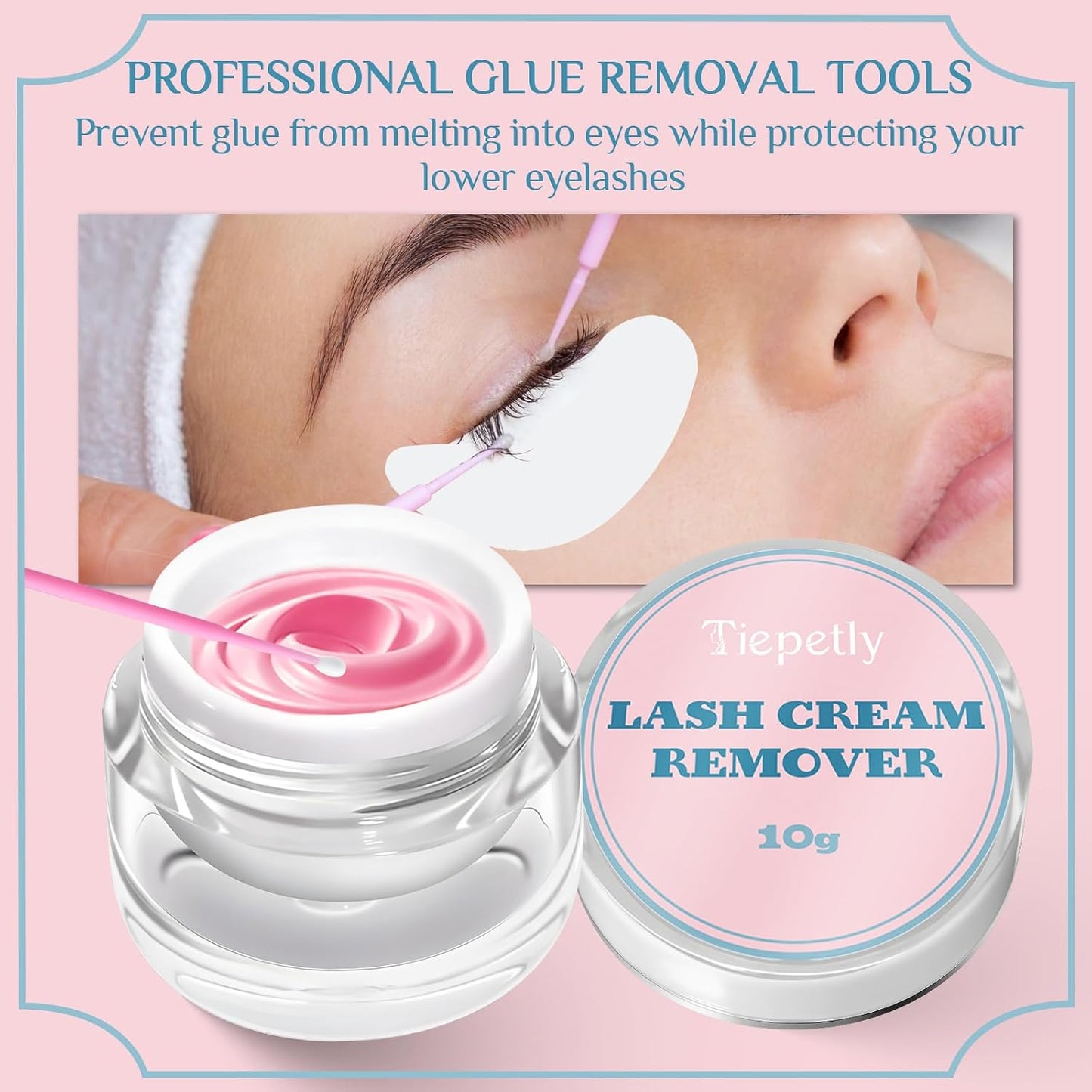 Eyelash Extension Remover - Quick Dissolving Formula for Low Irritation | 10g Professional Use