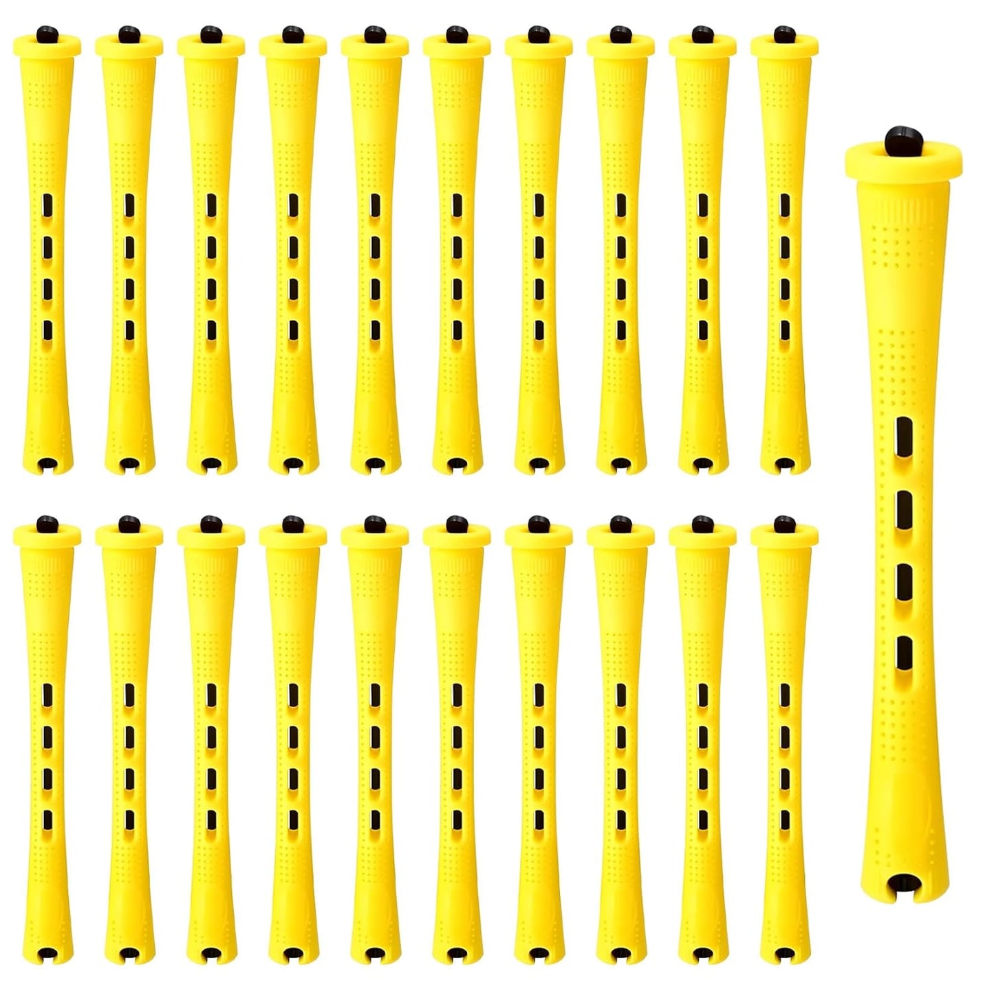 60 Pcs Perm Rods - Cold Wave Curling Rollers for Long & Short Hair | DIY Hairdressing Tool (0.28 x 3.22 Inches)