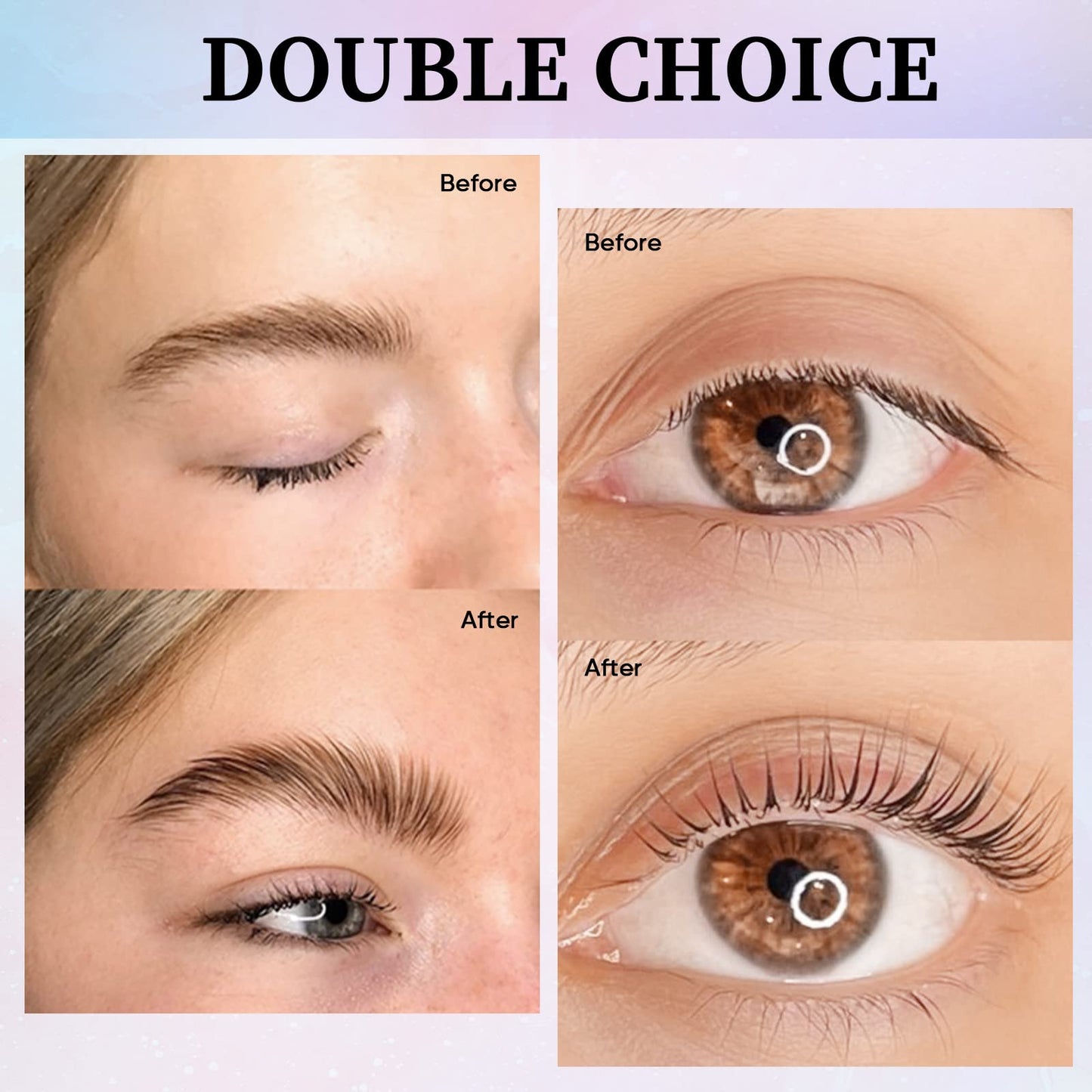 Libeauty Eyelash lift kit Brow Lamination Kit with Lash Growth Serum New Eyebrow Perm Kit Can Last 6-8 Weeks Home & Salon Use Black