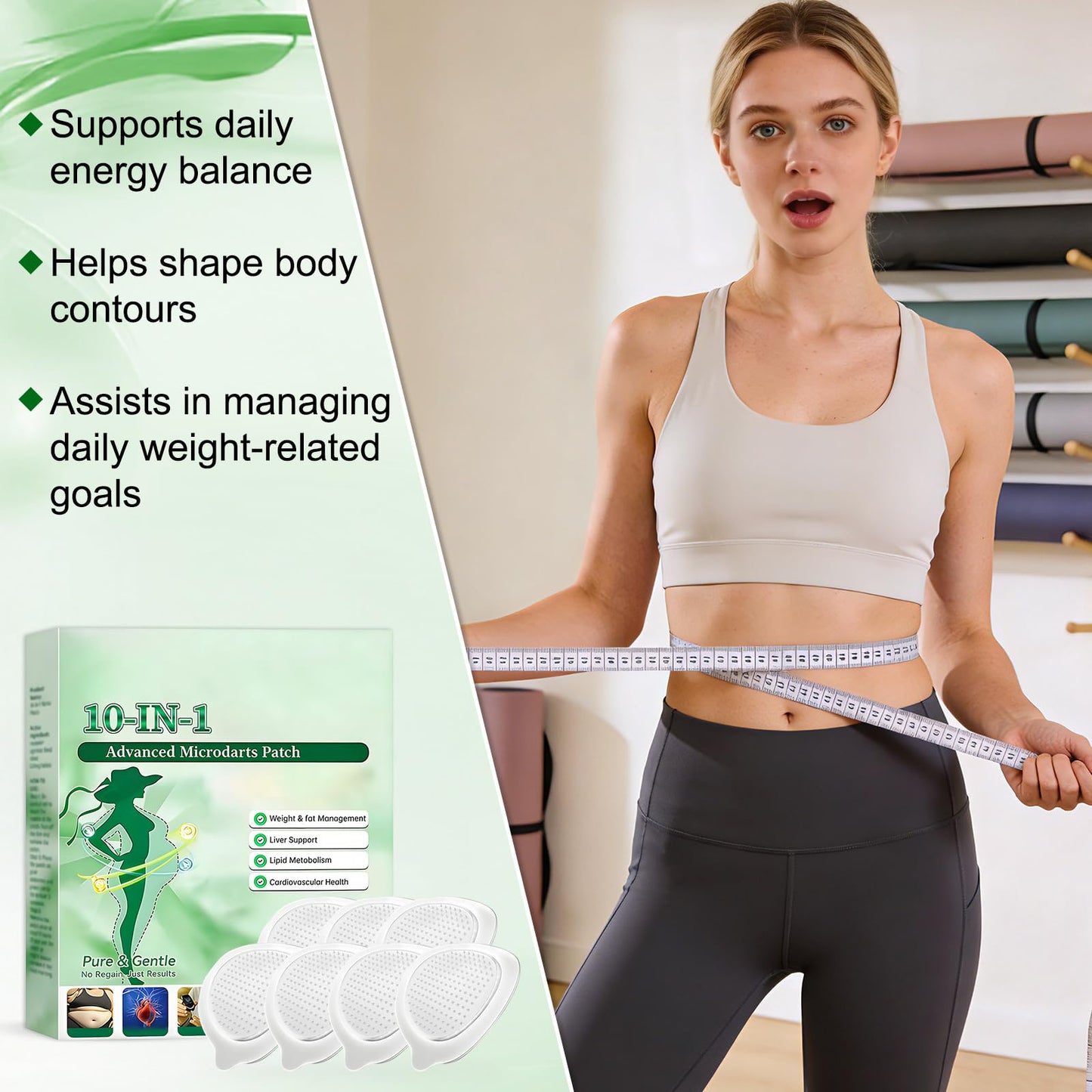 HongChengSM Moringa 10-in-1 Nano Microdarts Patch, 2026 New Advanced Moringa Patches, Natural Skin Care Patchs for Women and Men, Firming Skin, Gentle Formula for All Skin (2 Boxes)