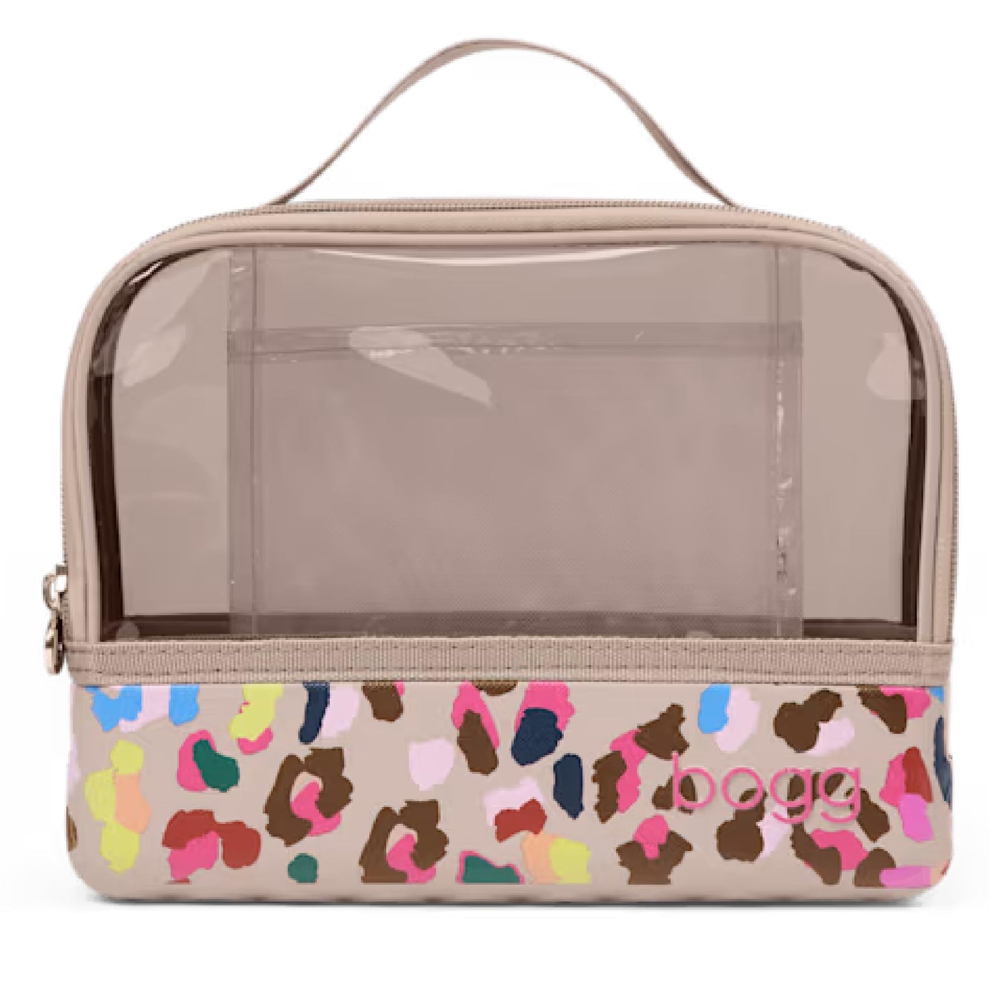 BOGG BAG Boggs n Ends Travel Organizer Pouch – 9” x 3” x 7” – Durable, Washable, Tip-proof – Compact Cosmetics Case (Neon Jungle)