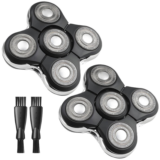Balder Boss Replacement Head Compatible with Remington Balder Boss XR7120 XR7100 and RX7 Ultimate Series XR1600, 2 Pack Remington Shaver Replacement Heads, 2 Cleaning Brush