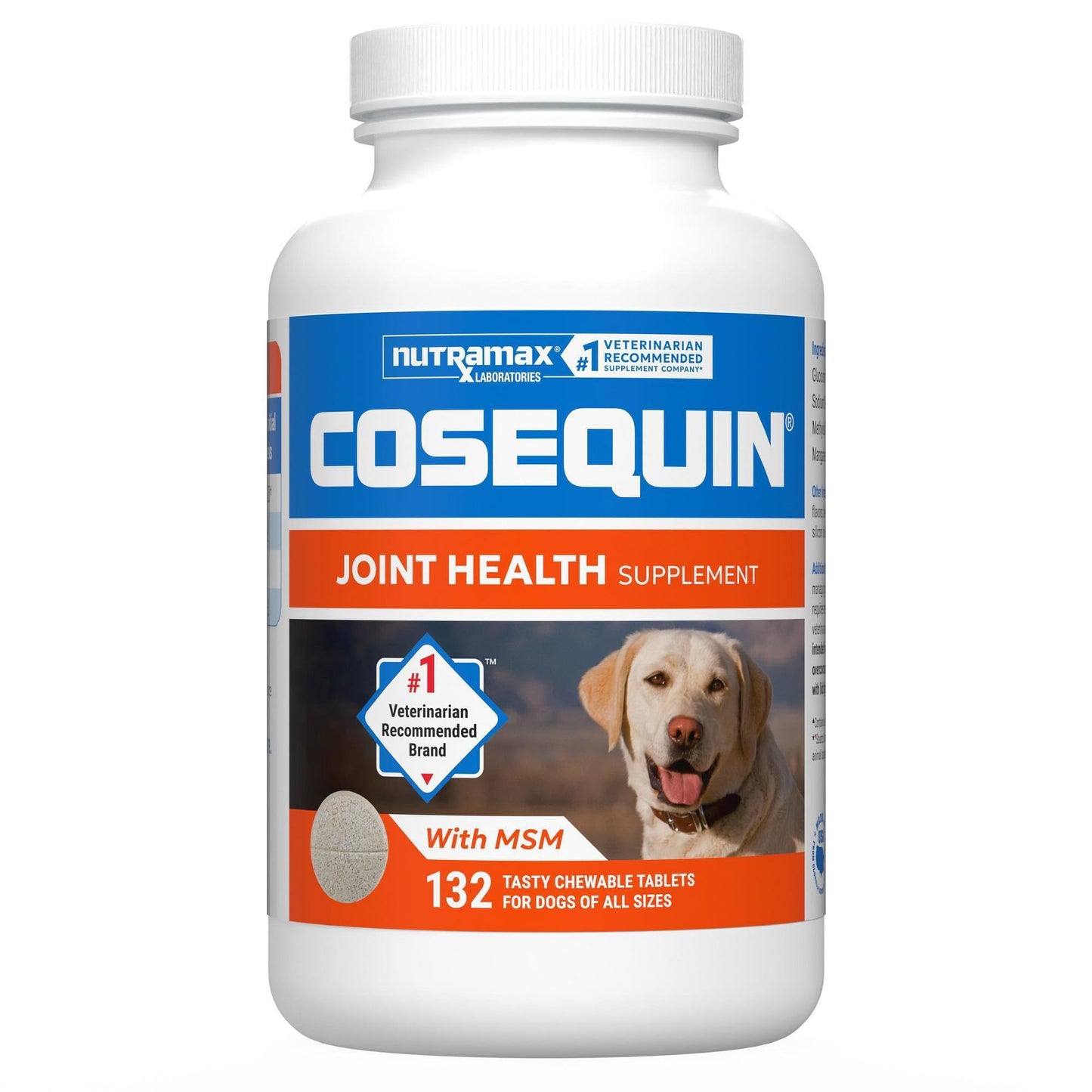 Nutramax Cosequin Joint Supplement for Dogs, Chewable Tablets, 132ct