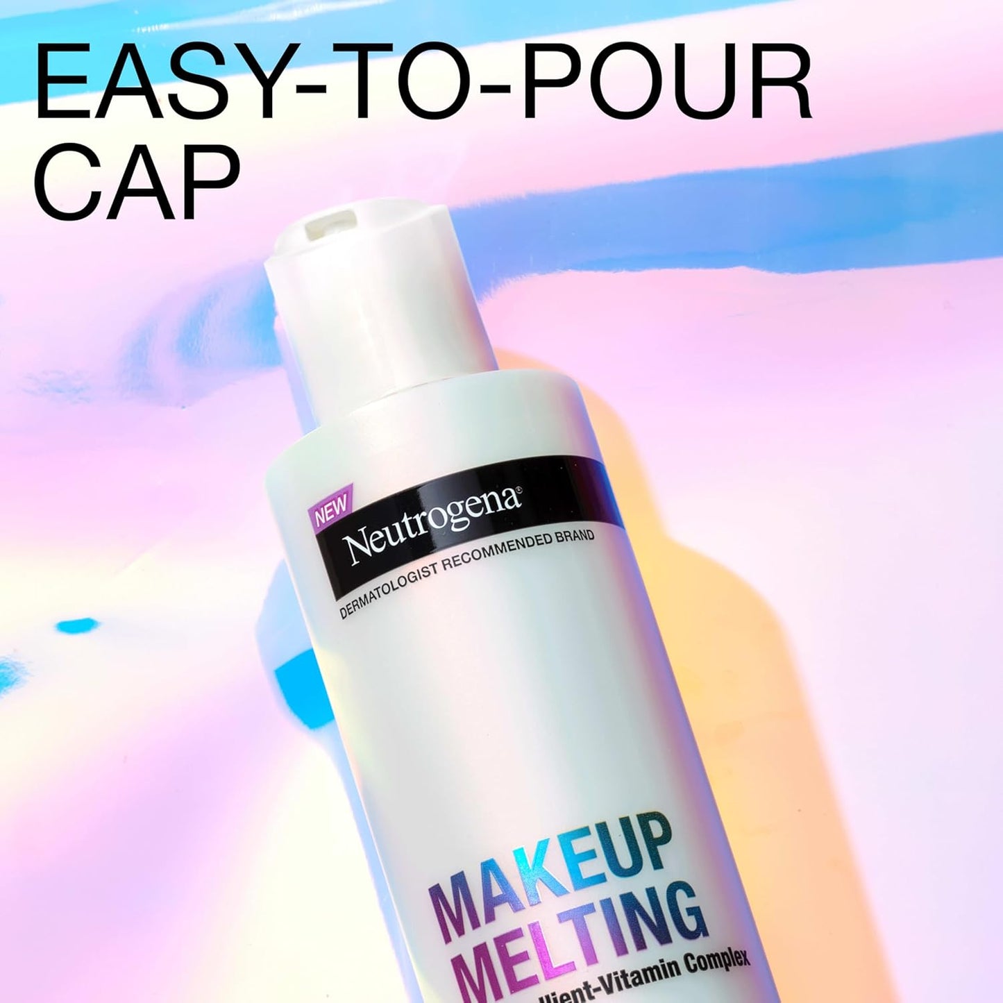 Neutrogena Makeup Remover - Nourishing Micellar Milk with 7% Emollient | Fragrance-Free, 6.7 fl. oz for Sensitive Skin