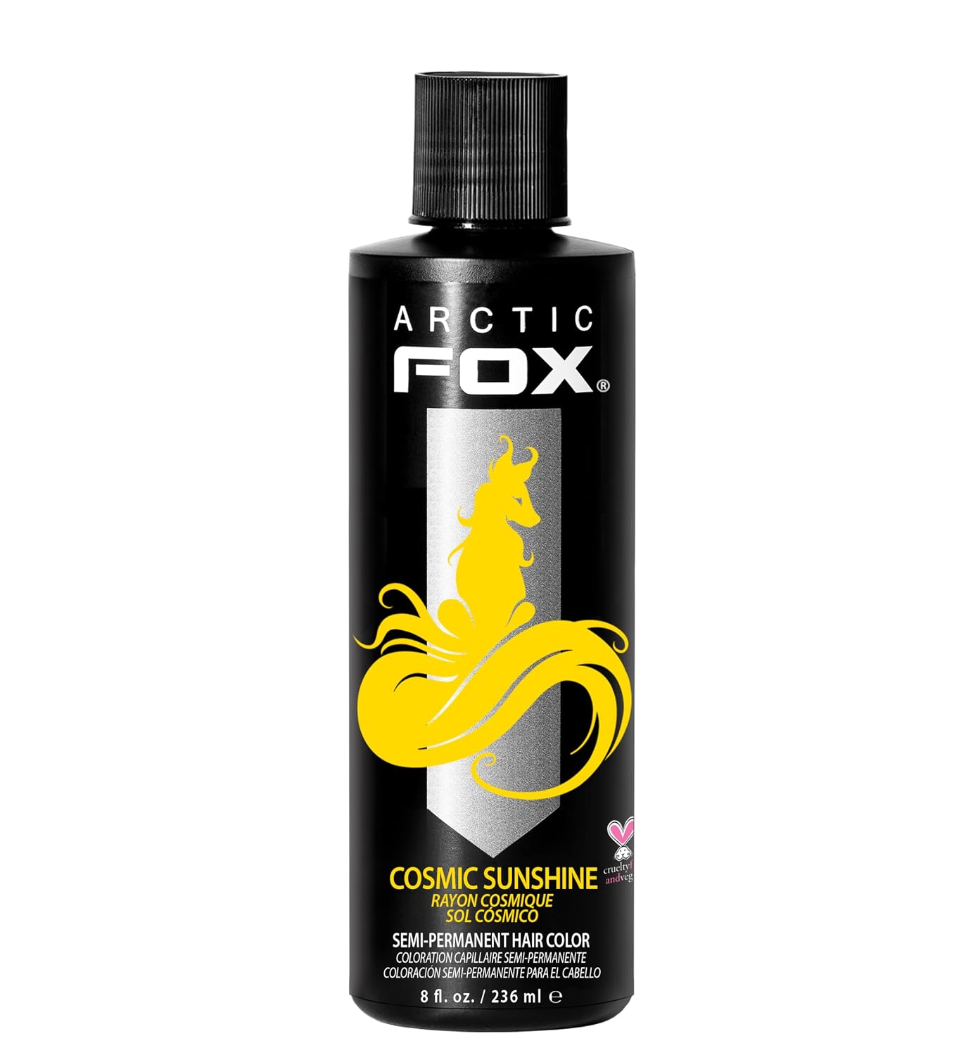 Arctic Fox Semi-Permanent Hair Dye - Vibrant Purple AF Color | Vegan, Ammonia-Free, 4 Fl Oz