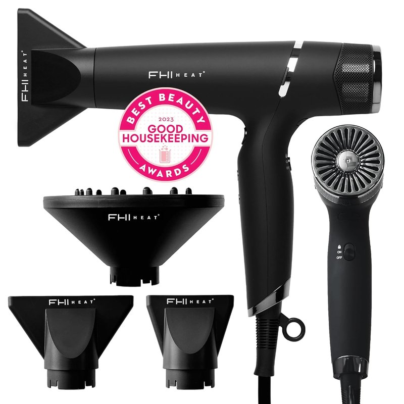 FHI Heat Innovator Pro Power Speed Hair Dryer - Ionic Technology, Quick-Dry, Lightweight | Diffuser Included, All Hair Types