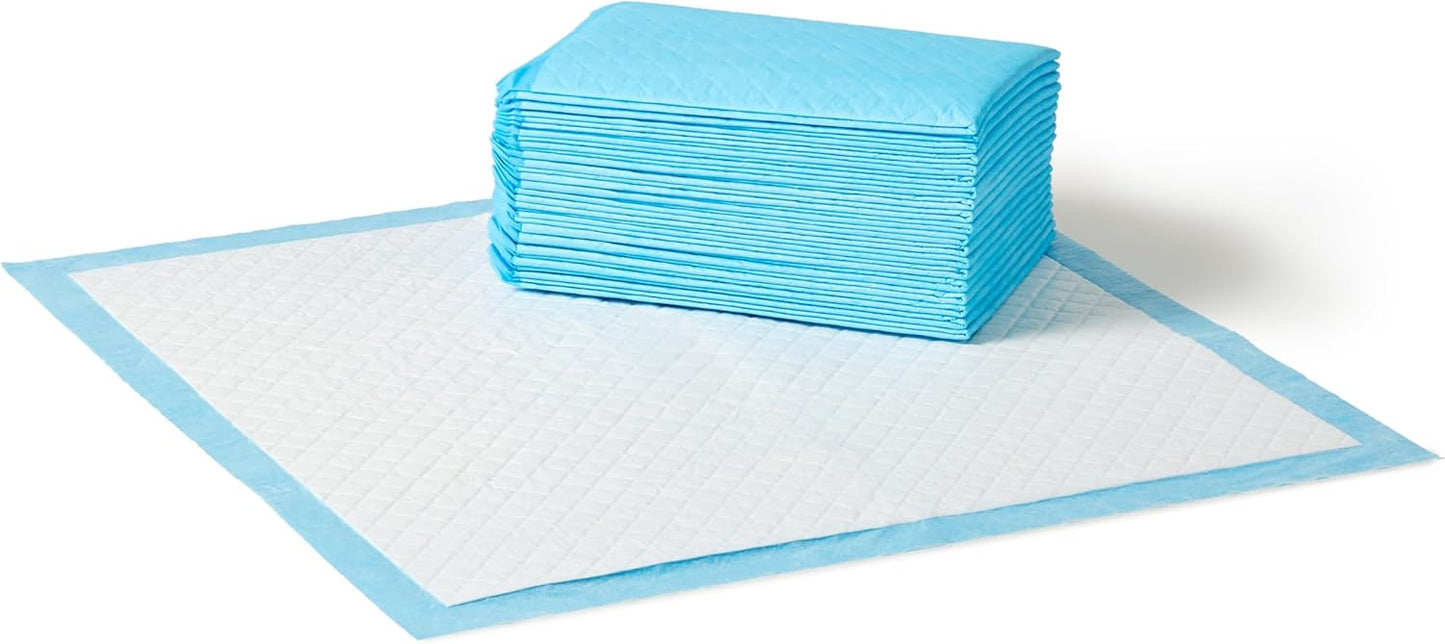 Super Absorbent Dog Potty Pads - Leak-Proof 5-Layer Quick-Dry Design | X-Large 28 x 34 Inch, 25-Pack