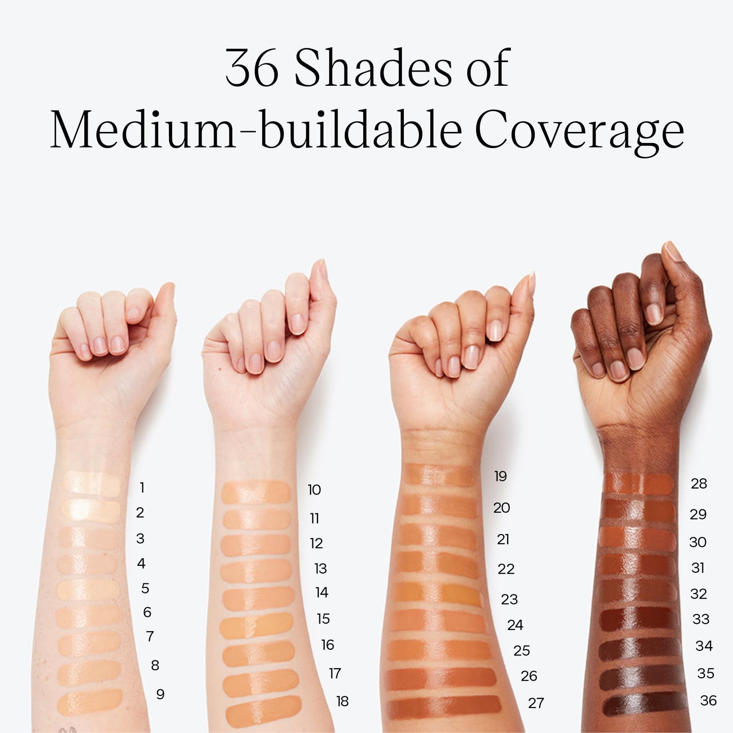 Saie Glowy Super Skin Tint Liquid Foundation - Weightless + Dewy Foundation with Lightweight Medium Coverage - Hydrating Face Makeup + Skin Care Serum Hybrid with Hyaluronic Acid - Shade 14 (1.01 oz)