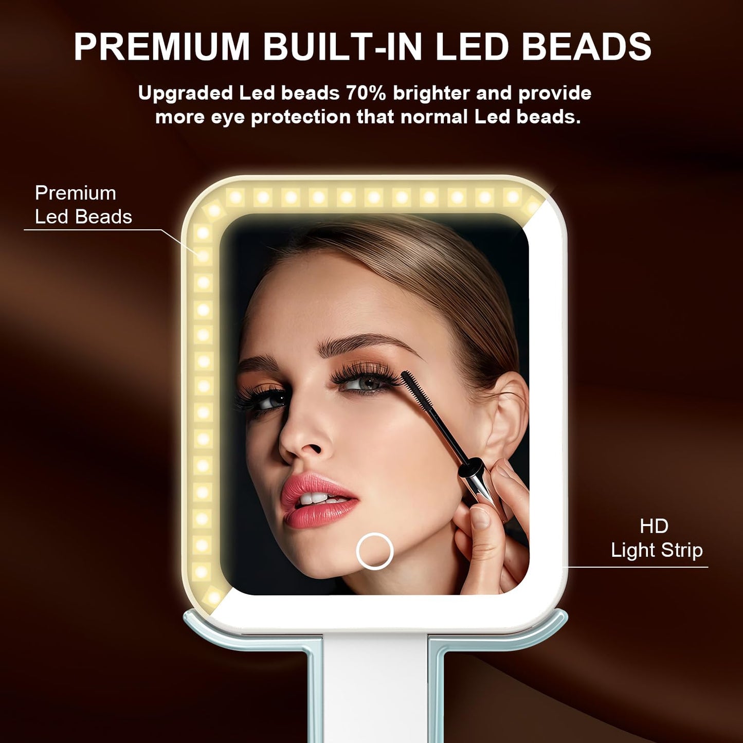 Mocado 20X/1X Magnifying Mirror with Light Travel Makeup Mirror with Lights
