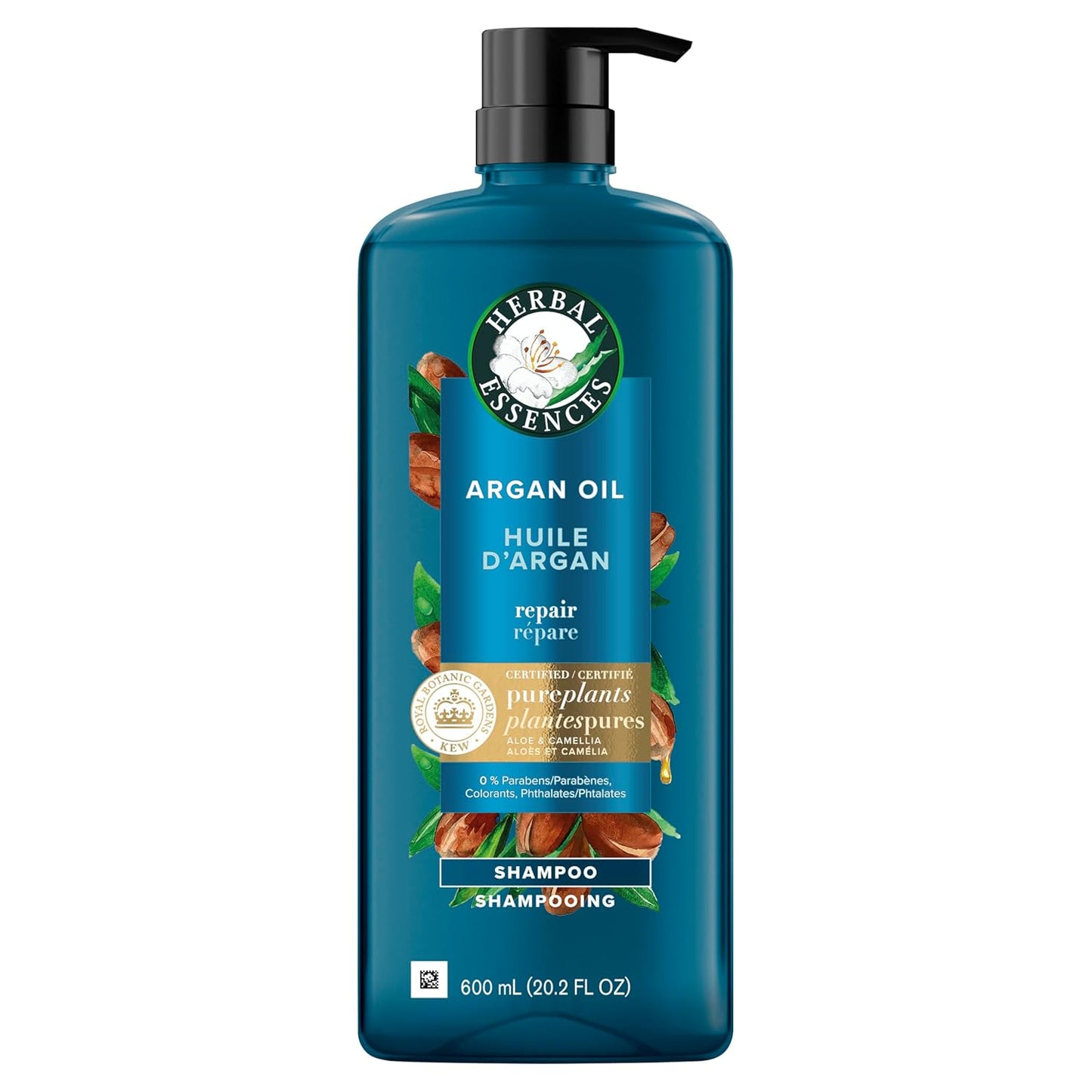 Herbal Essences Argan Oil Shampoo - Hair Repair Formula with Aloe Vera | 20.2 fl oz for All Hair Types