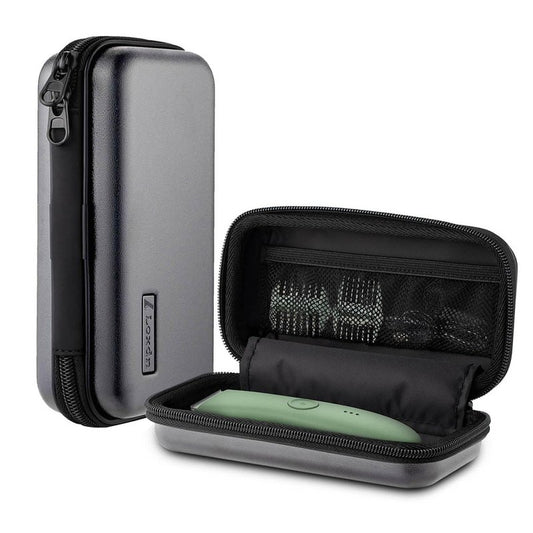 Loxdn EVA Hard Case for Meridian/MANSPOT Shaver Groin & Body Hair Trimmer - Men's Grooming Organizer Storage Bag for Electric Razor and Accessories - Case Only (Blue)