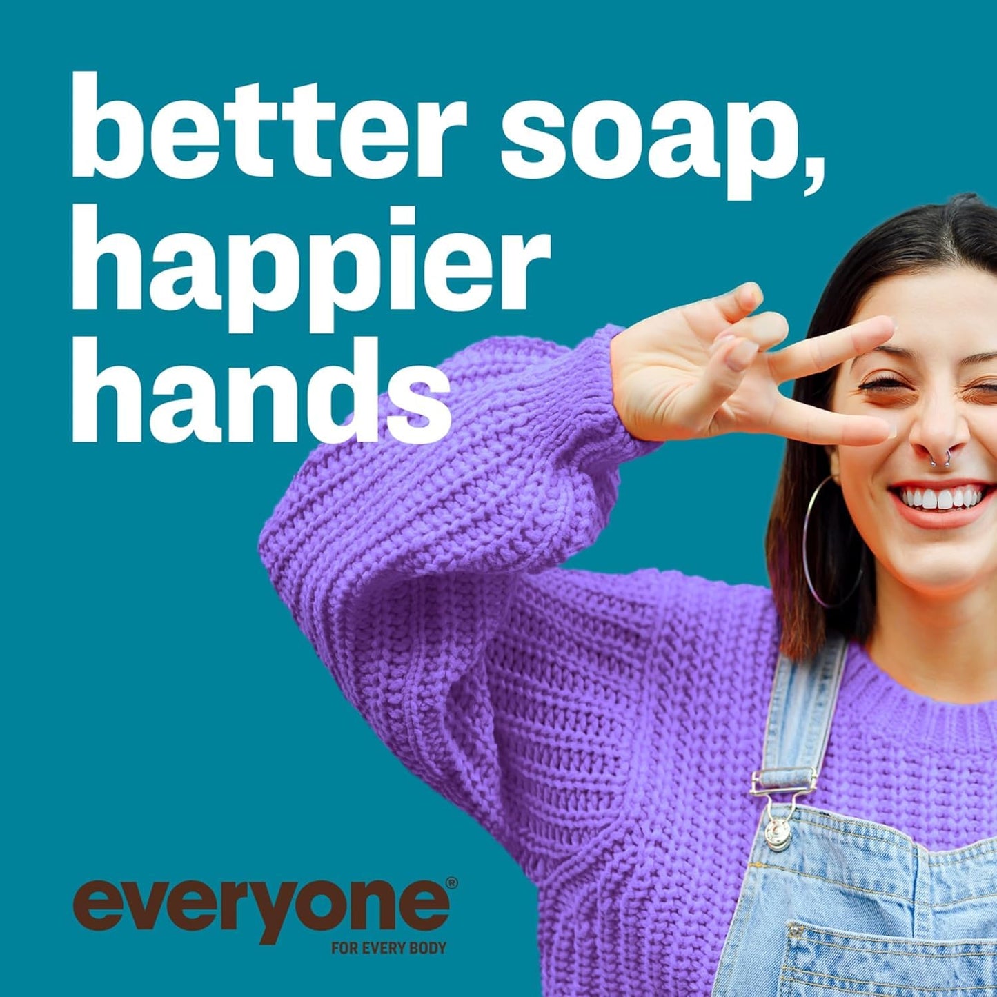 Everyone Liquid Hand Soap, 12.75 Ounce (Pack of 1), Pacific Eucalyptus, Plant-Based Cleanser with Pure Essential Oils