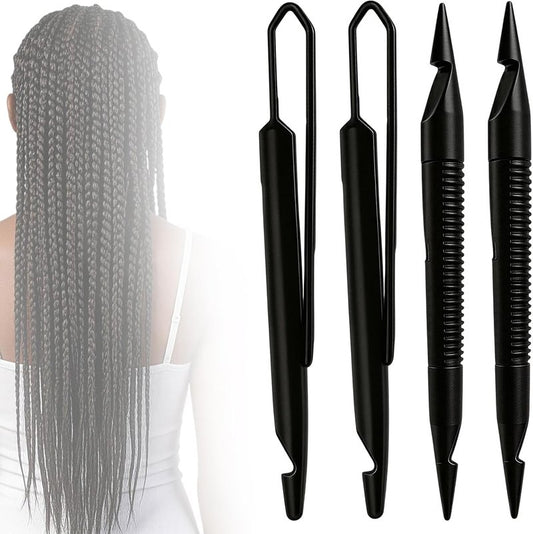 Interlocking Tool Set for Locs & Microlocs - Double Head Hair Styling Accessories | Lightweight Braid Tools for Dreadlocks & Sister Locks