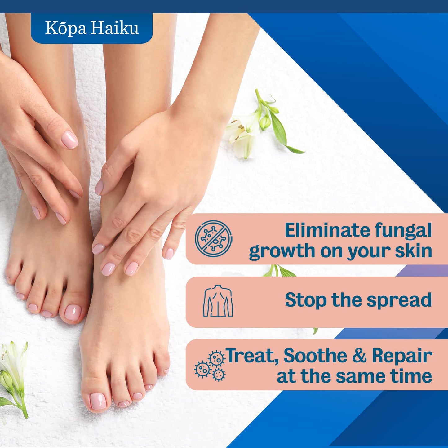 KOPA HAIKU Antifungal Cream: Treatment for Ringworm, Athlete’s Foot & Jock Itch, Perioral Dermatitis & Seborrheic Dermatitis 1 oz