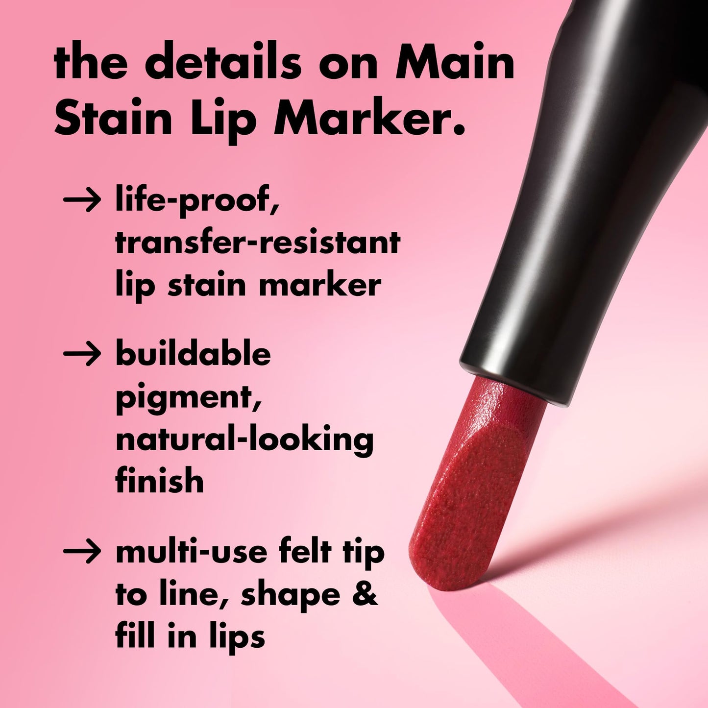 e.l.f. Main Stain Lip Marker, Lip Stain Lip Liner, Define, Contour & Fill for Long-Lasting & Transfer-Resistant Color, Vegan & Cruelty-Free, Chai Me
