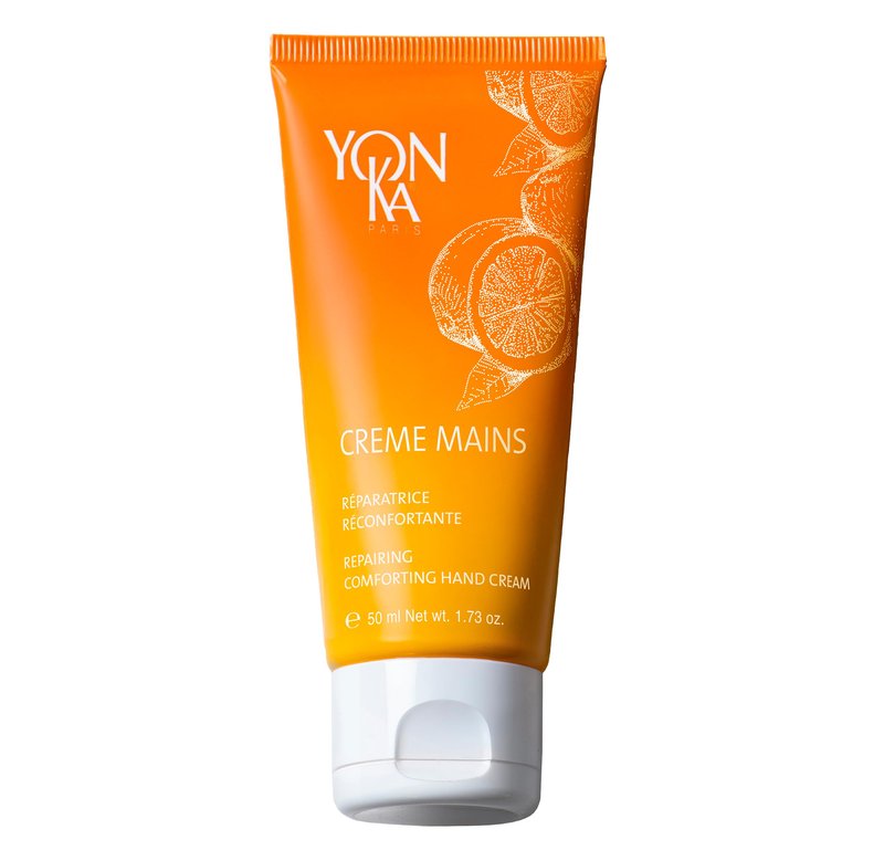 Yonka Sweet Orange Shea Butter Hand Cream | Vitamins E and Grape Seed Oil Soften and Repair | Fragrant Mandarin and Citrus Scent | Nourish dry Hands, Nails and Cuticles | 1.73 oz