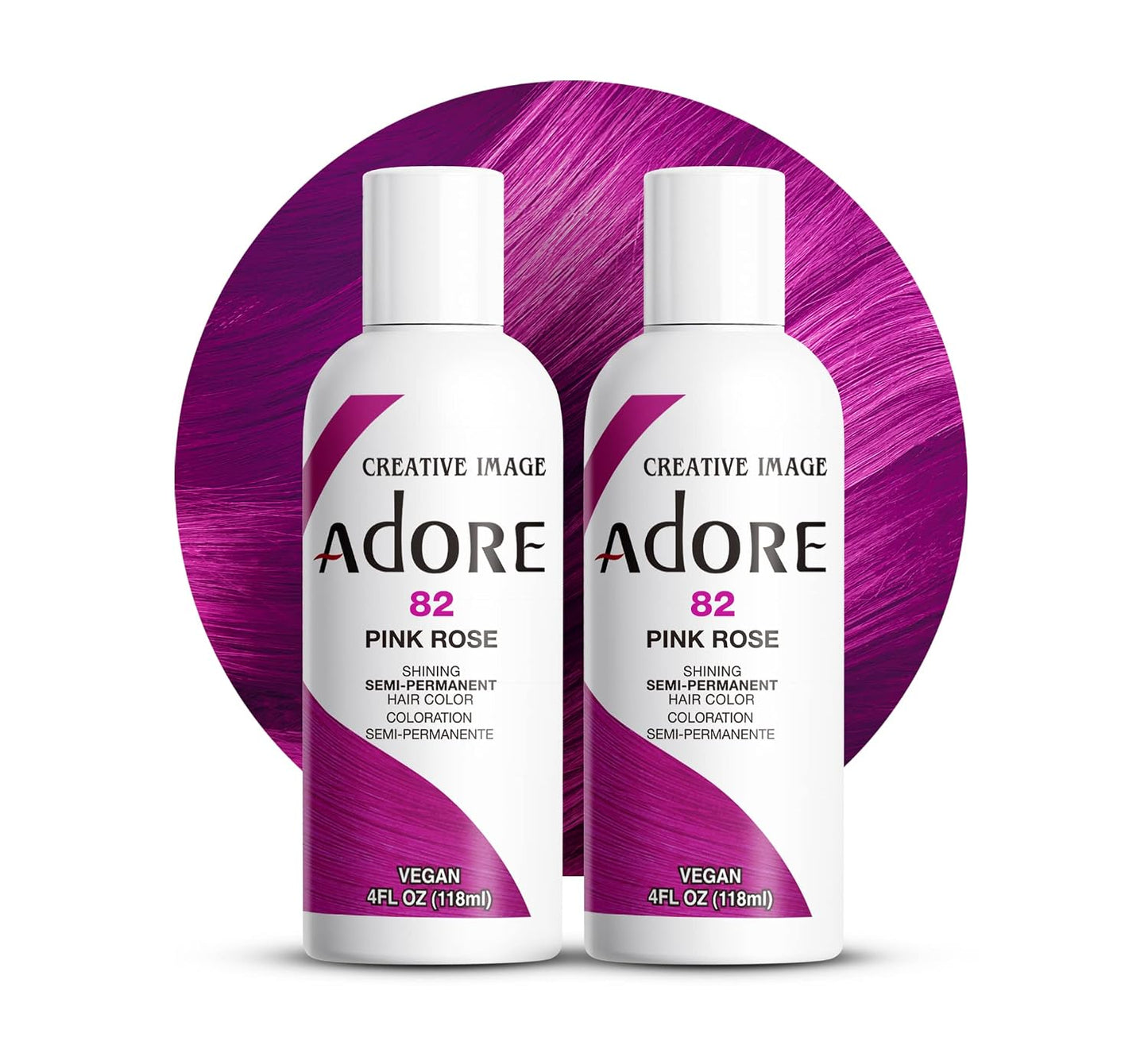 Adore Semi Permanent Hair Color - Mystic Grey | Vegan, Ammonia-Free Hair Dye | 4 Fl Oz