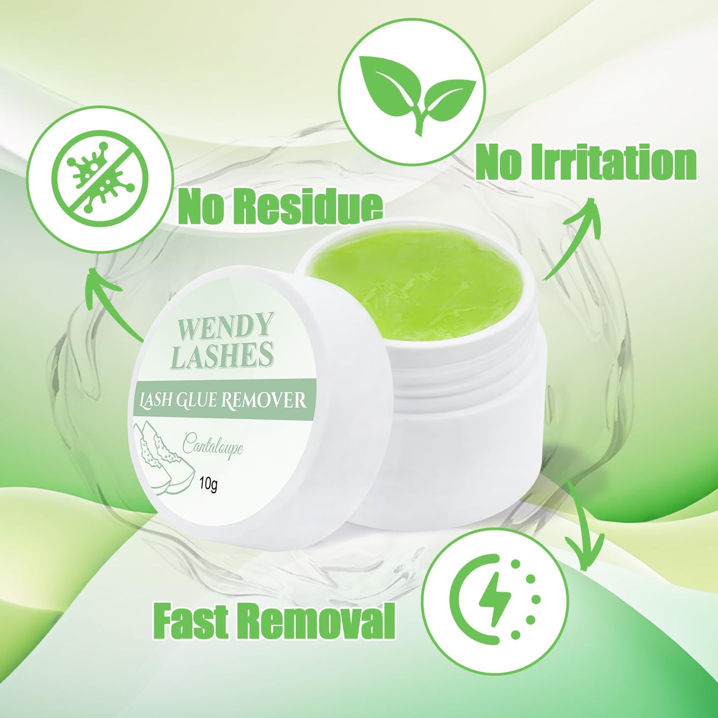 Eyelash Extension Remover Lash Remover for Lash Extensions Low Irritation Eyelash Glue Remover Professional Salon Eyelash Adhesive Remover(10g)
