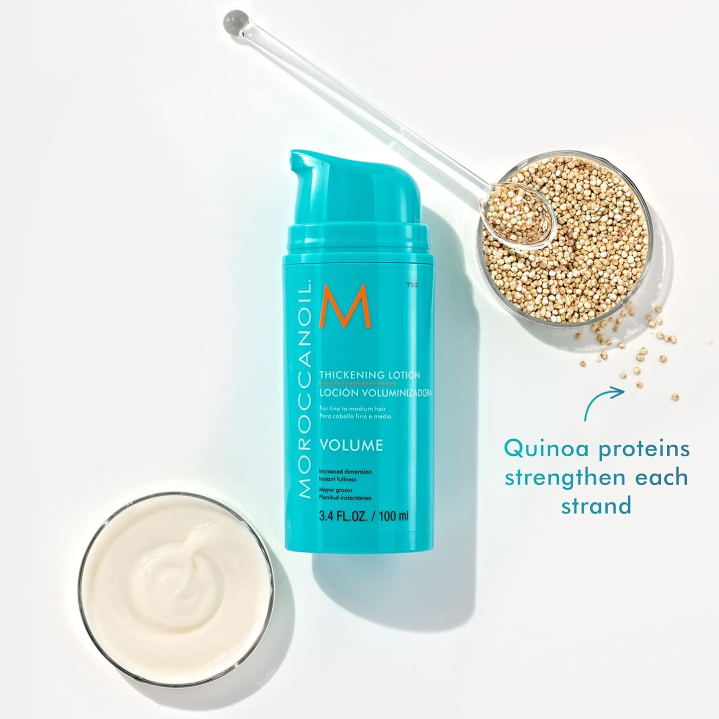 Moroccanoil Thickening Lotion - Volumizing Hair Treatment for Fuller Hair | 3.4 Fl. Oz.