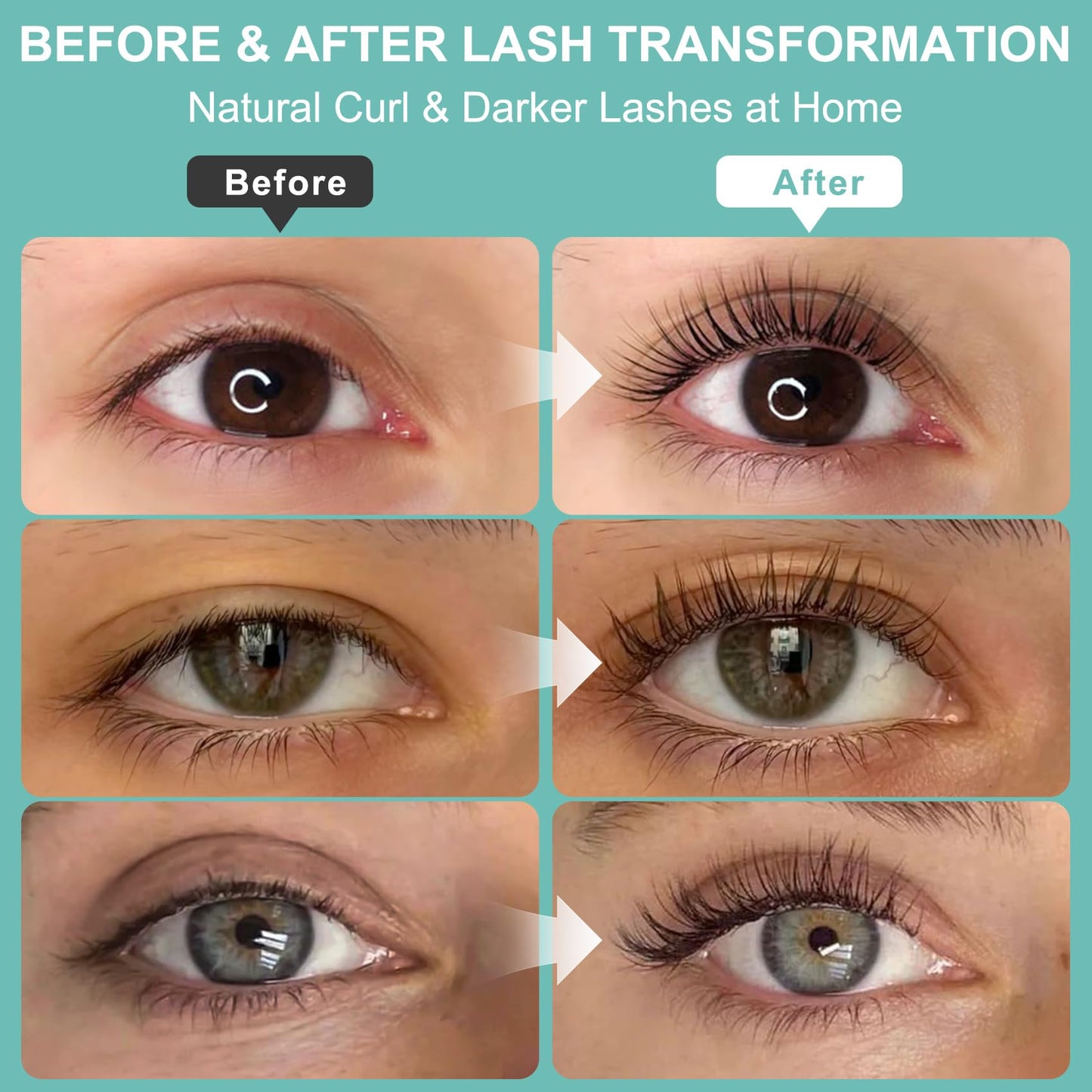 Lash Lift Kit, Eyelash Lift Kit, Lash Perm Kit for Long-Lasting Curl, Eyelash Lift & Color, Professional & Beginner Friendly Eyelash Perm Kit for Salon or At-Home Use