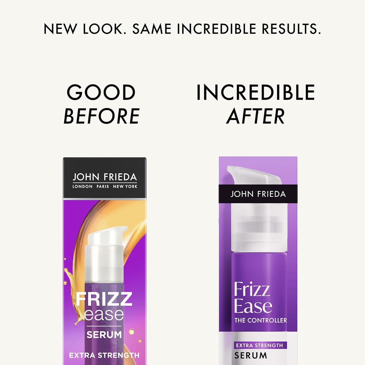 John Frieda Frizz Ease Extra Strength Hair Serum - Anti-Frizz Smoothing Serum with Argan & Coconut Oil | 1.69 fl oz