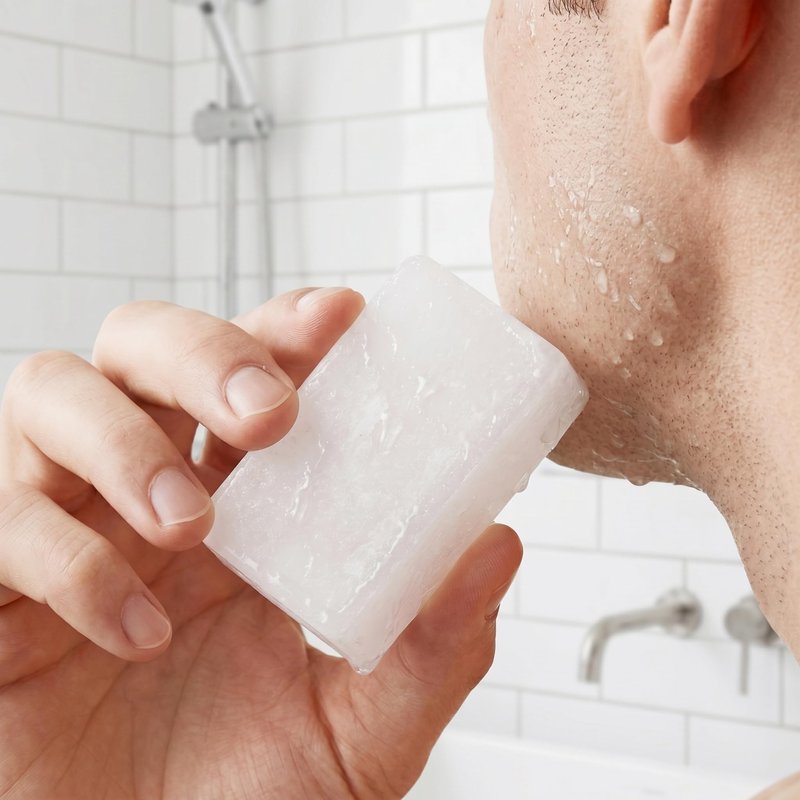 MIOIO 2 Pack Alum Block for Post-Shave, Natural Aftershave Stone, 3.17 Oz, Soothes Razor Burn, Stops Bleeding, with Plastic Case