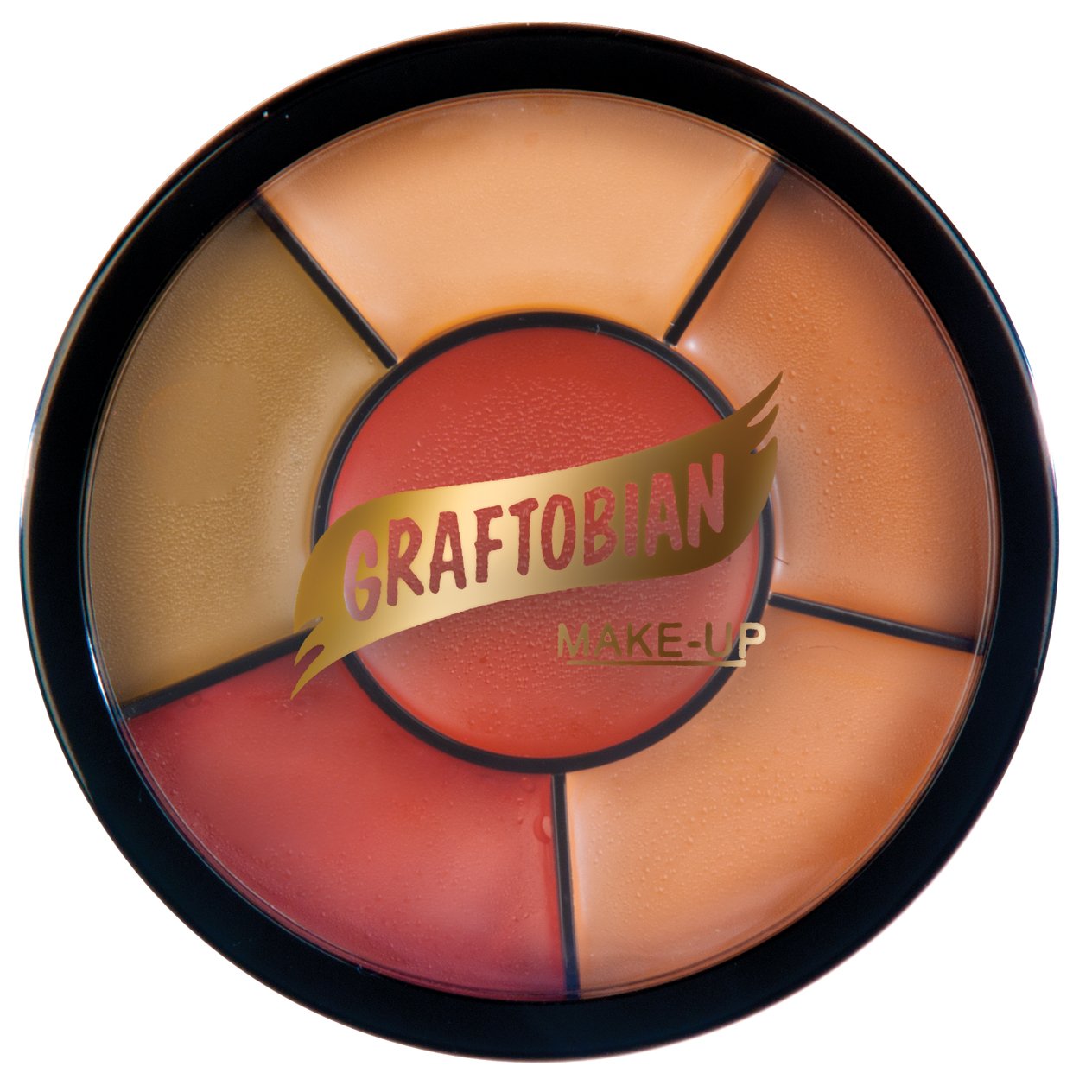 Graftobian Corrector Wheel - Dark Concealer Palette for Flawless Skin | 6 Shades