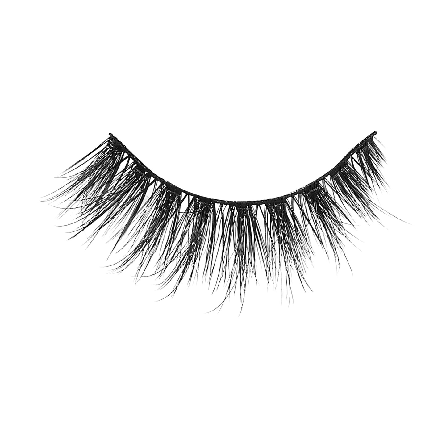 Kiss Magnetic Lashes, Crowd Pleaser, 1 Pair of Synthetic False Eyelashes With 5 Double Strength Magnets, Wind Resistant, Dermatologist Tested Fake Lashes Last Up To 16 Hours, Reusable Up To 15 Times