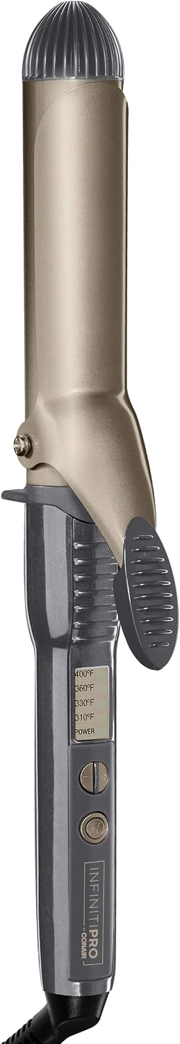 Conair INFINITIPRO Tourmaline Curling Iron - 1.5-Inch Ceramic Barrel for Soft Waves | Ideal for Medium & Long Hair