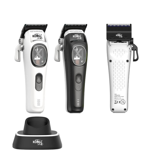 KONG TAK G44 Professional Hair Clipper with Digital Vector Motor UP to 12,000 SPM and DLC Blade