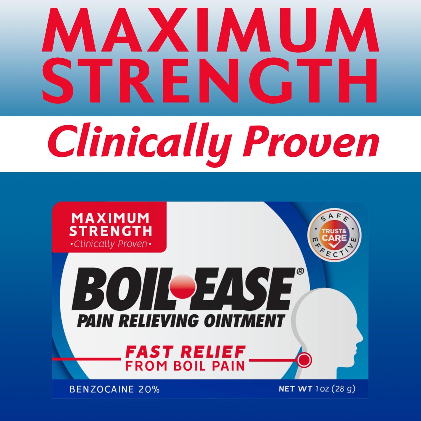 Boil Ease Pain Relieving Ointment, 1 Ounce