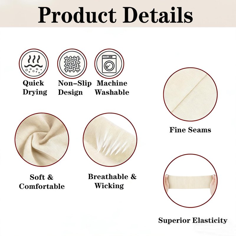 Wide Stretchy Headbands for Women - 6pcs Twist Knotted Set | Soft Non-Slip Yoga & Workout Accessories