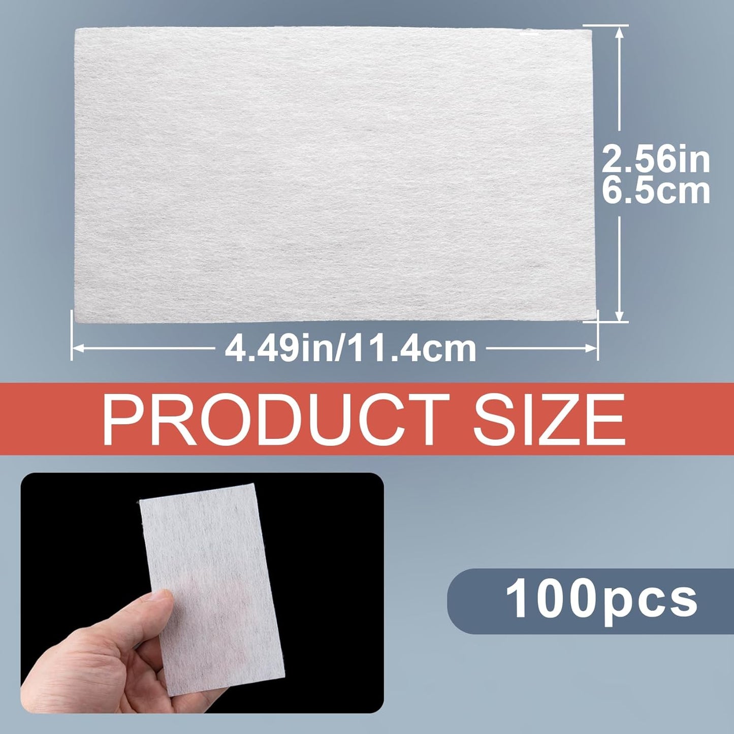 HINZIC 100 Pcs Hair Perm Papers - High Temperature Resistant Disposable End Papers | Salon & Home Use
