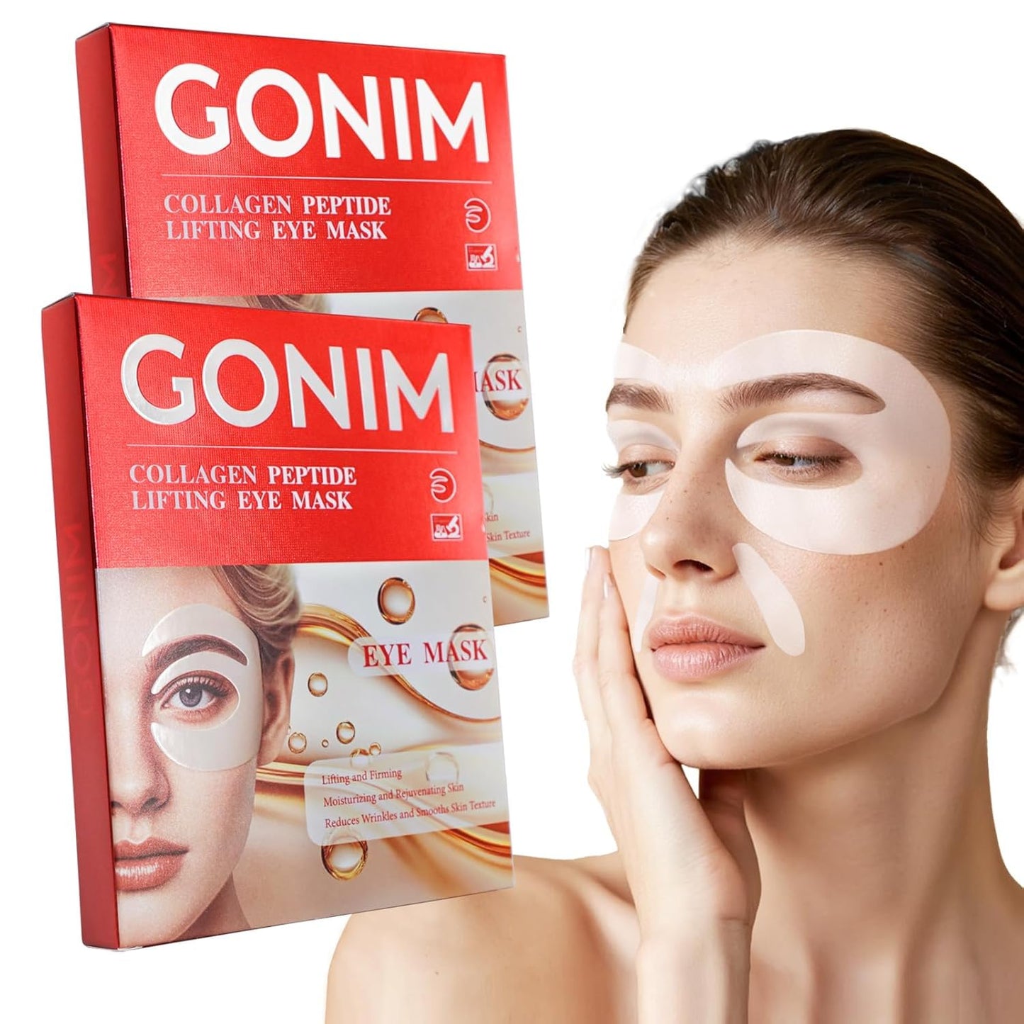 GONIM Under Eye Patches for Puffy Eyes and Dark Circles, Collagen,Eye Mask