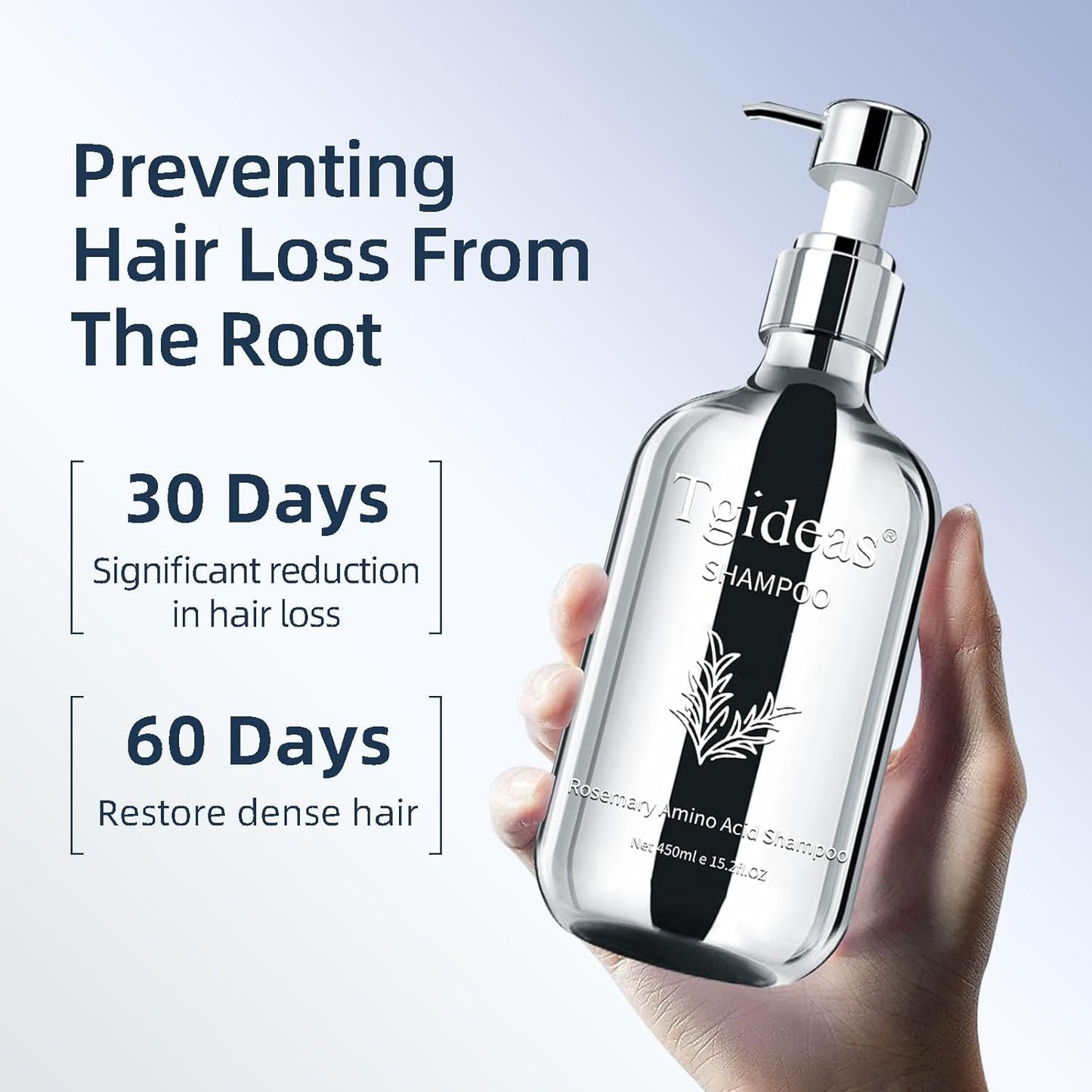 Hair Growth Shampoo for Thinning Hair - Biotin & Rosemary Volumizing Formula for Fuller, Thicker Hair | 15.2 fl. oz.