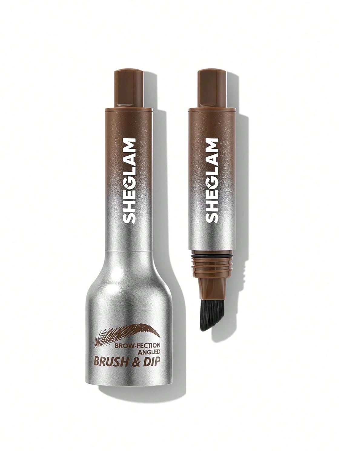 Microblading Eyebrow Pen & Angled Brush Set - Long-Lasting Waterproof Color | Ash