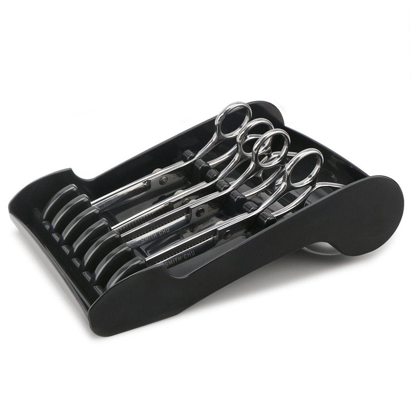 Segbeauty Professional Hair Scissor Rack - Salon Barber Shop Organizer for 6 Stylist Hairdresser Scissors