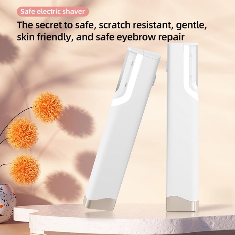 Sonic Dermaplane Razor for Women Face, Professional Dermaplaning Tool with LED Light & 5 Replacement Blades, Ultrasonic Face Scraper for Exfoliating Dead Skin, Peach Fuzz Removal, Rechargeable