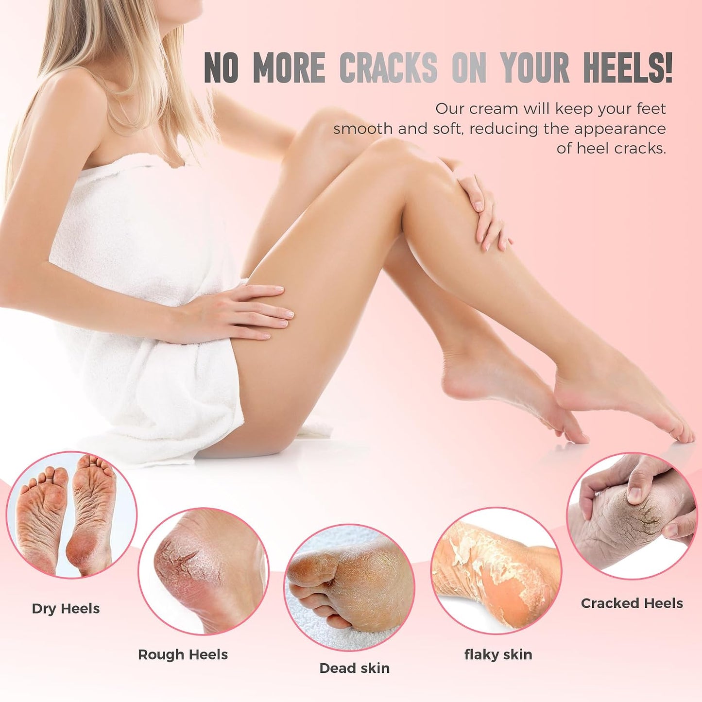 VANERIA 50% Urea Cream Stick - Cracked Heel Repair with 2% Salicylic Acid & Shea Butter | 40g Peach Scent