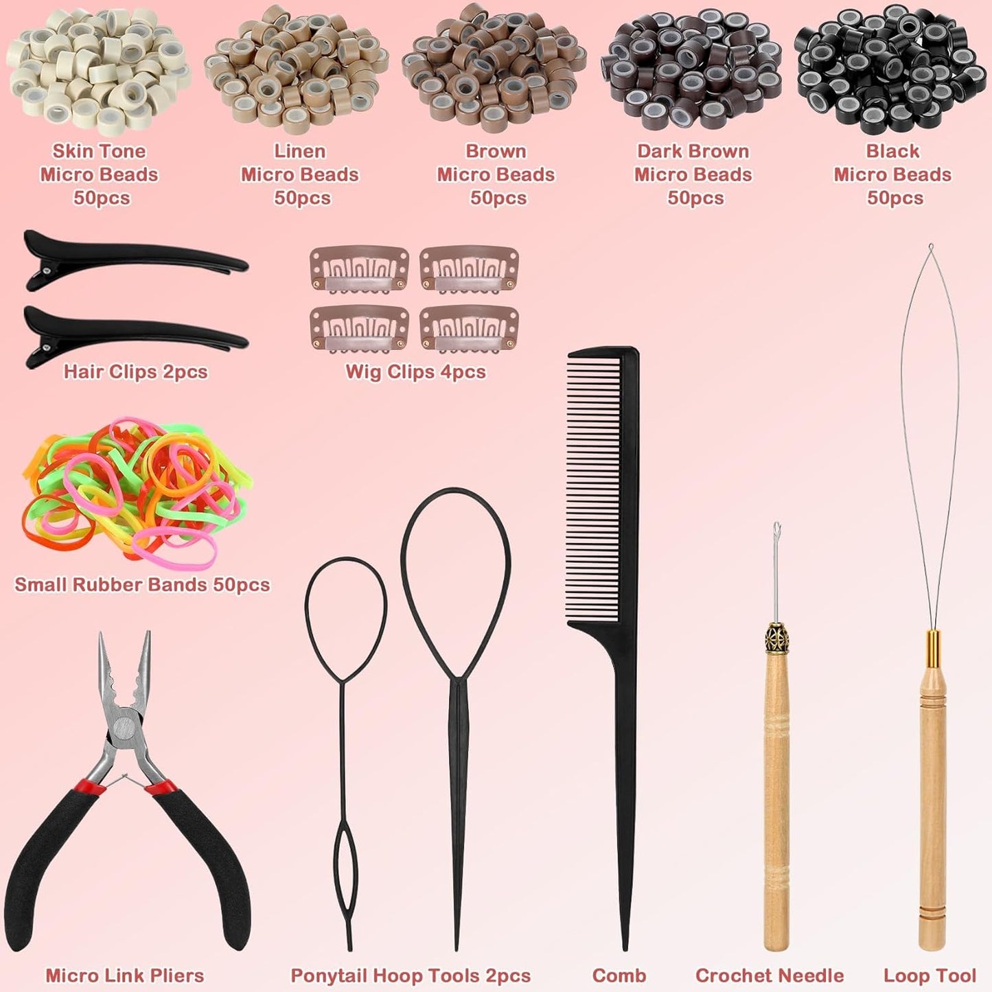 Hair Tinsel Kit - 8400 Strands Colorful Glitter Extensions | 24 Colors, 48 Inches, Heat Resistant for Parties & Concerts