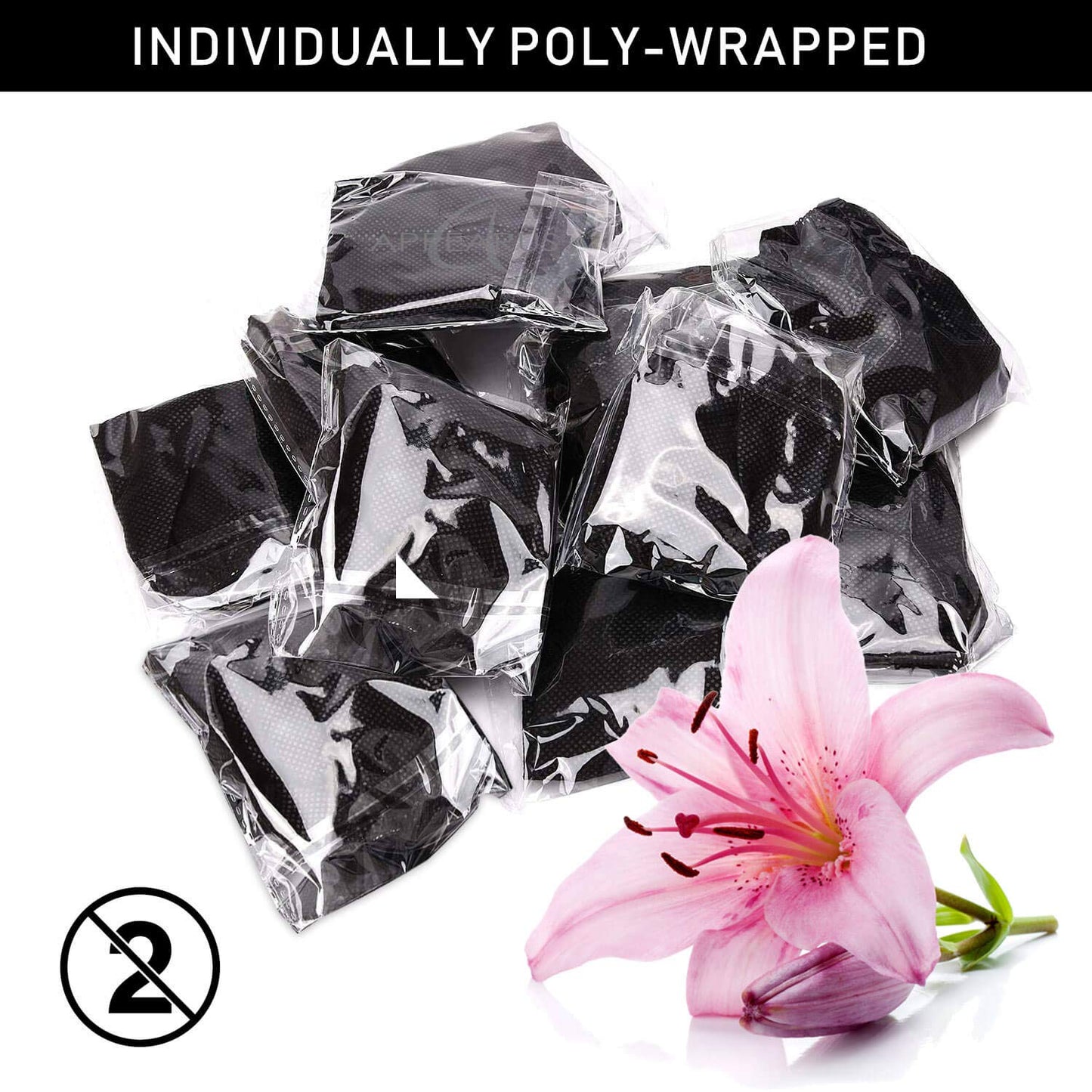 APPEARUS Disposable Spa Bras 50 Count - Black Backless Underwear for Spray Tanning and Salon Services - Opaque Non-Woven Beauty Essentials for Massage Waxing or Professional Esthetician Supplies