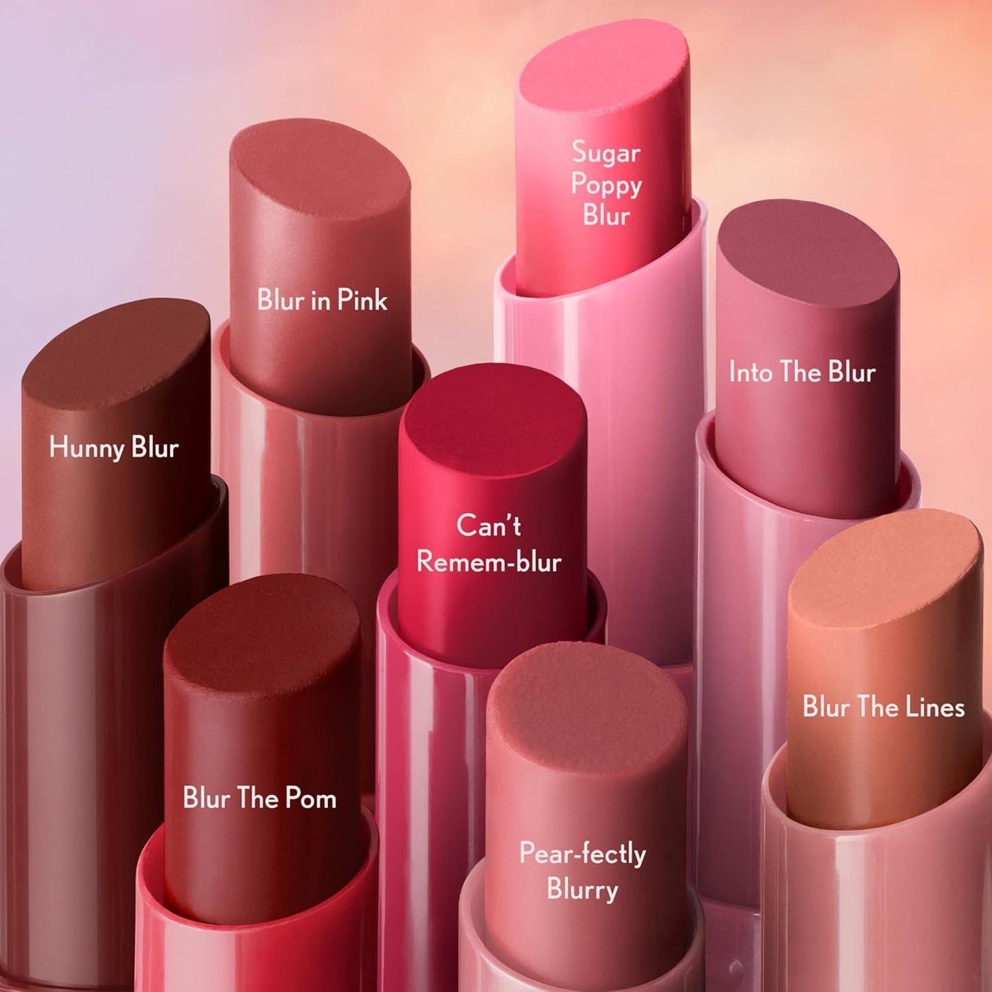 Clean Fresh Yummy Blur Lipstick - Blurring Matte Lip Color, Vegan Formula | 140 Into the Blur (Mauvy Pink)