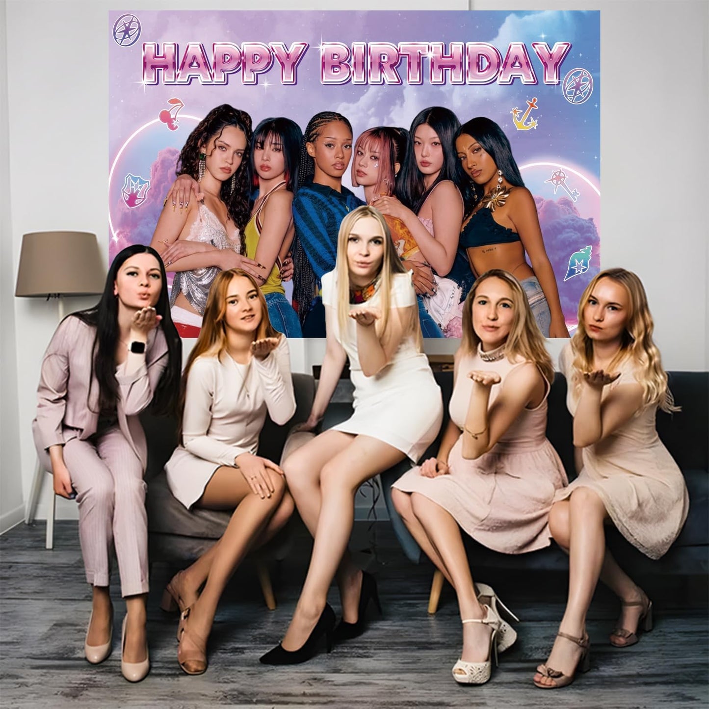 Birthday Decorations Banner - Music Theme Backdrop 5x3Ft | Perfect for Photo Booths & Celebrations