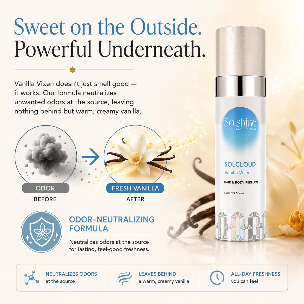 Solcloud Vanilla Vixen Hair & Body Perfume