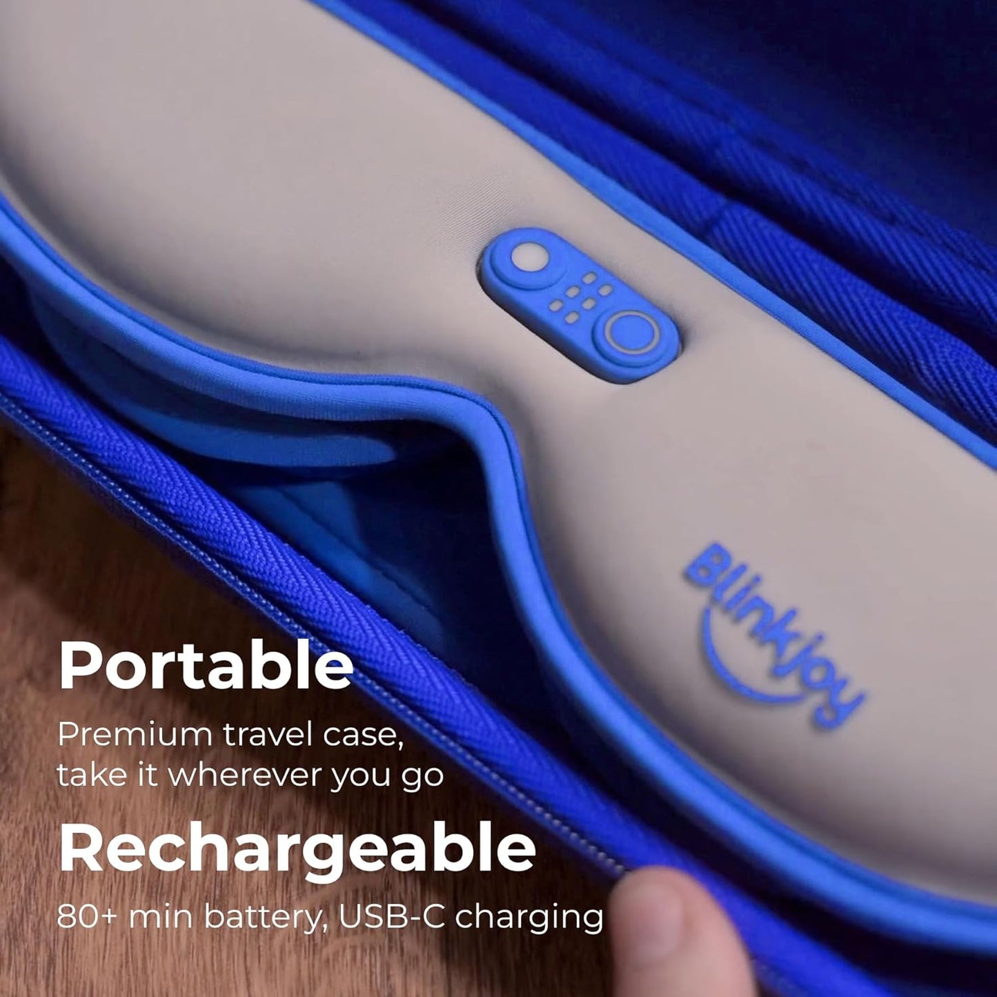 Rechargeable Heated Eye Mask - Cordless Warm Compress for Dry Eyes, MGD & Eye Strain | Optometrist Recommended