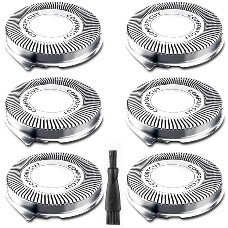 6pcs HQ8 Replacement Heads Compatible with Philips Norelco Aquatec Shavers PT720 PT730 AT810 AT815 AT830 AT880,hq8505 HQ8 Blades