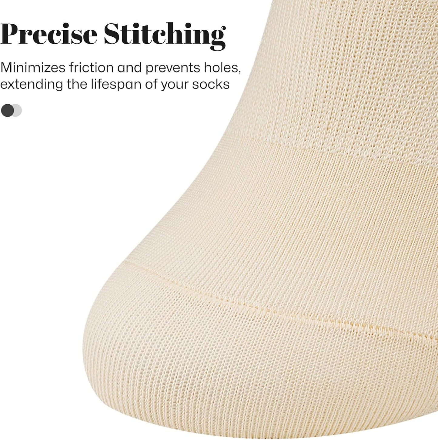 No Show Socks for Women - Non-Slip Flat Boat Line | 4-8 Pairs Available